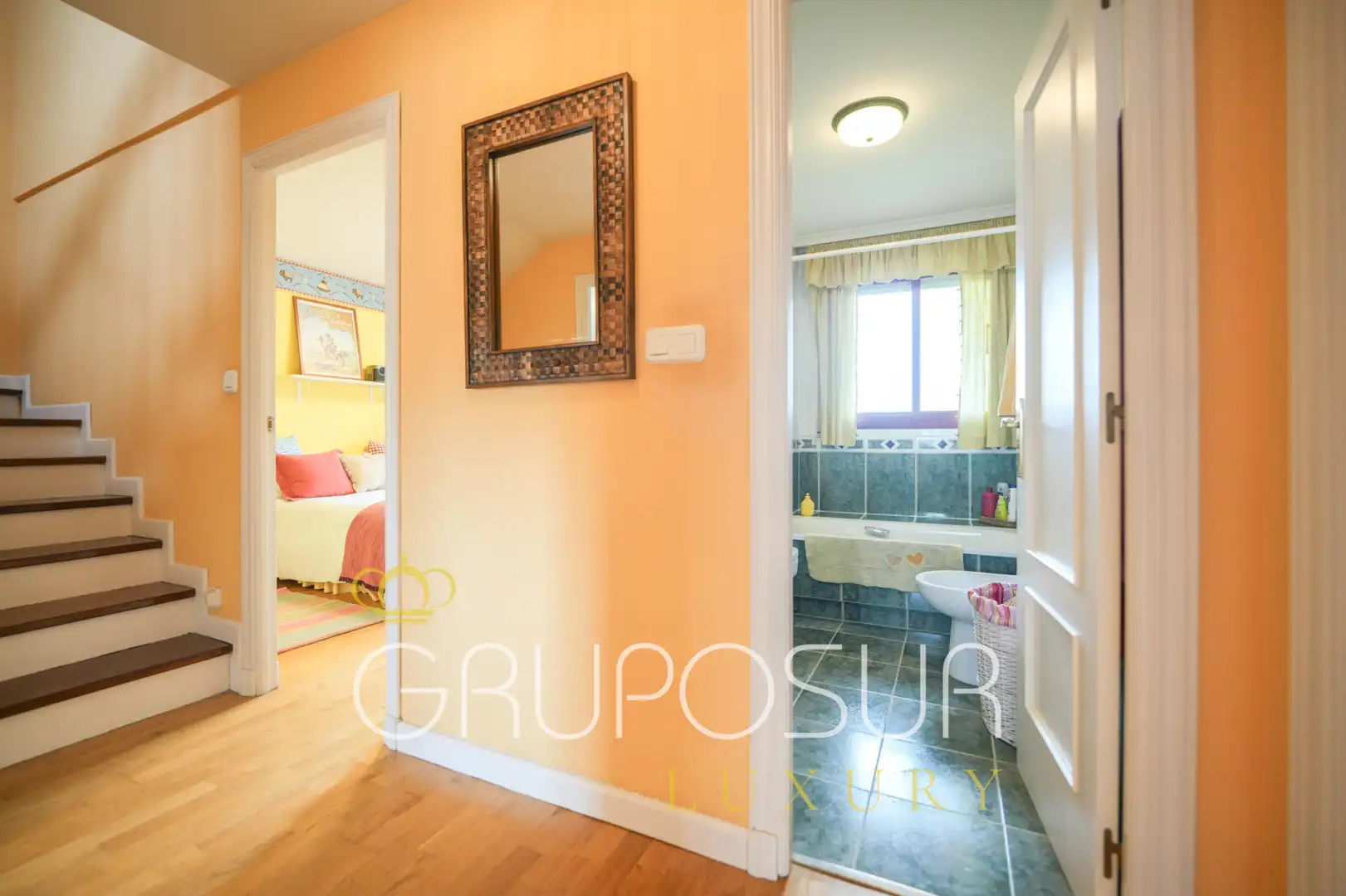 Bedroom of Detached homes for sale in Simancas  with Heating, Private garden and Parquet flooring