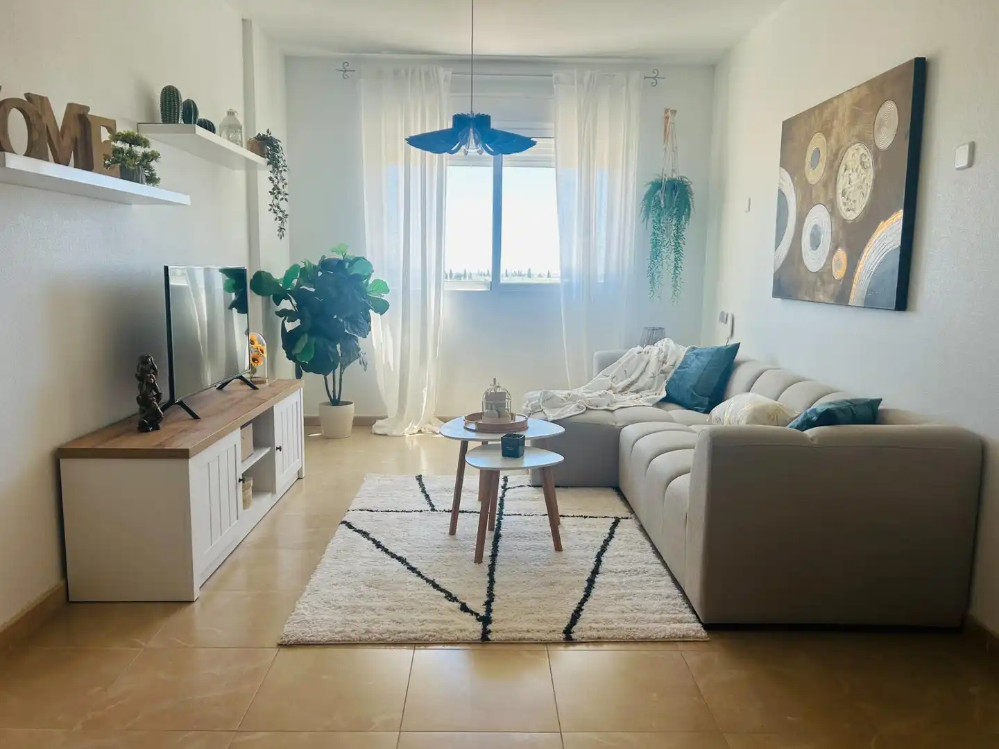 Wohnzimmer von Wohnungen zum Verkauf in Pilar de la Horadada mit Möbliert und Alarm
