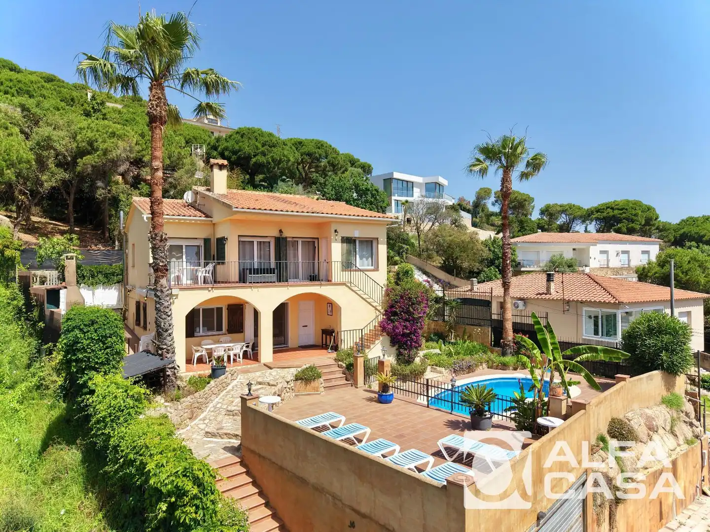Exterior view of Houses for sale in Lloret de Mar  with Heating, Terrace and Storage room