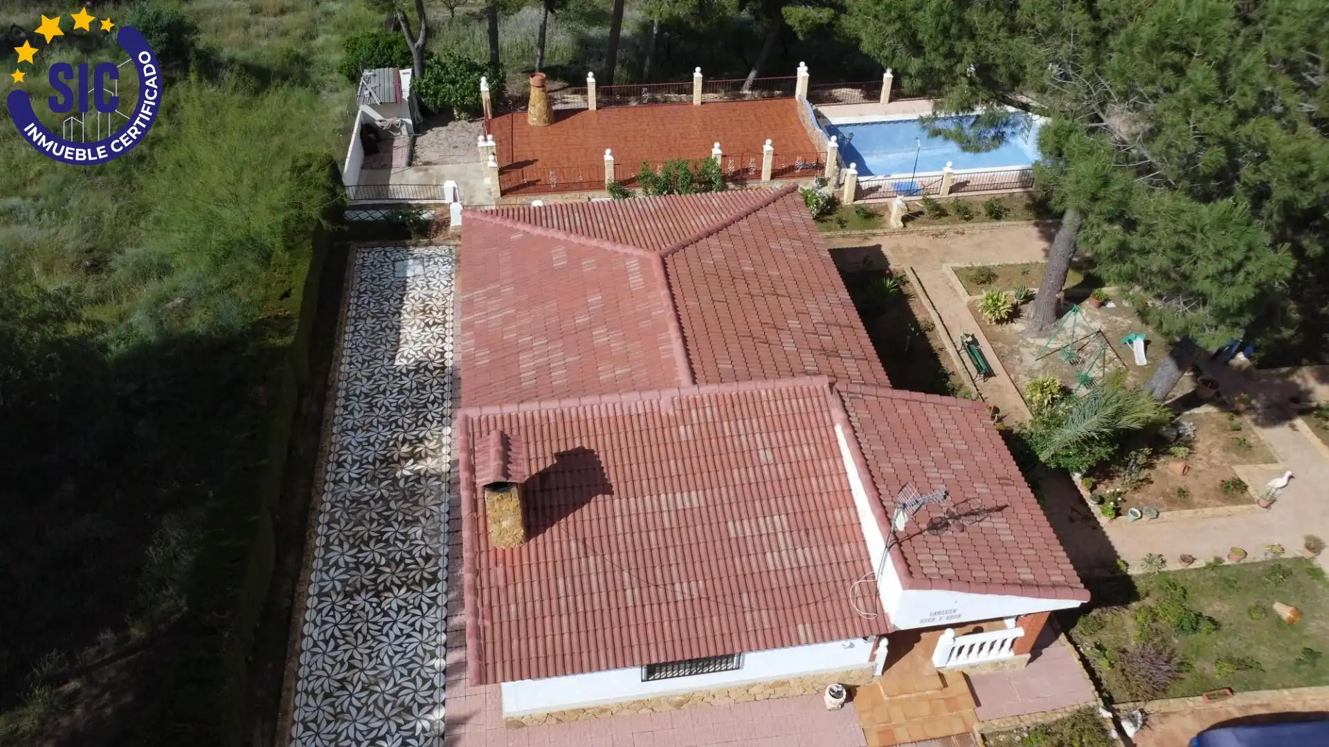 Jardín de Casa o chalet en venta en Montroi / Montroy con Jardín privado, Terraza y Piscina