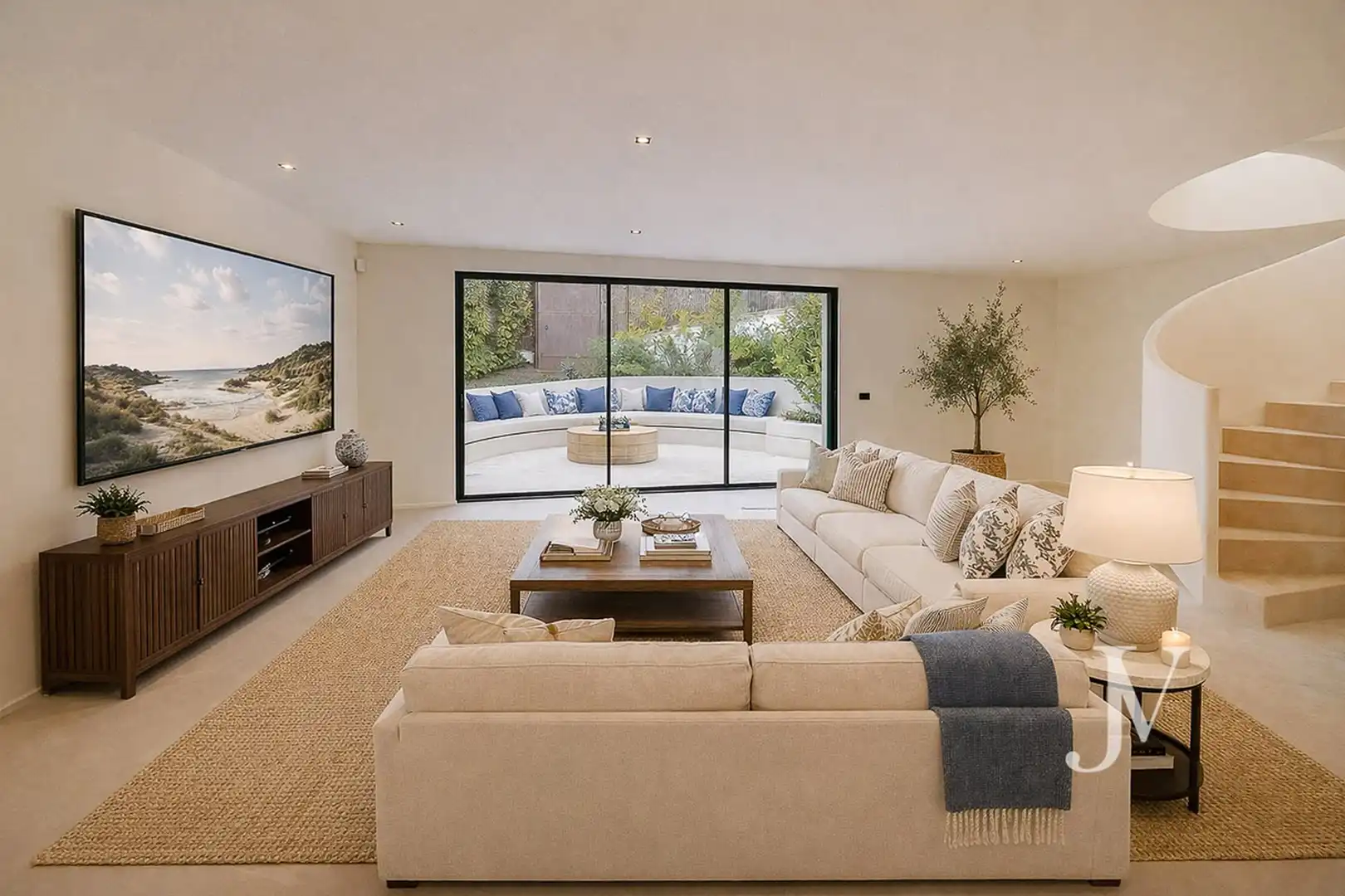 Sala d'estar de Casa o xalet de lloguer en Madrid amb Aire condicionat, Calefacció i Jardí privat