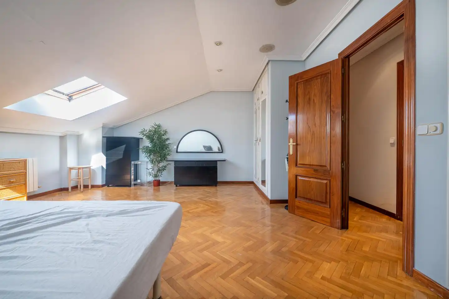 Schlafzimmer von Wohnung zum Verkauf in Ávila mit Klimaanlage, Parkett und Terrasse