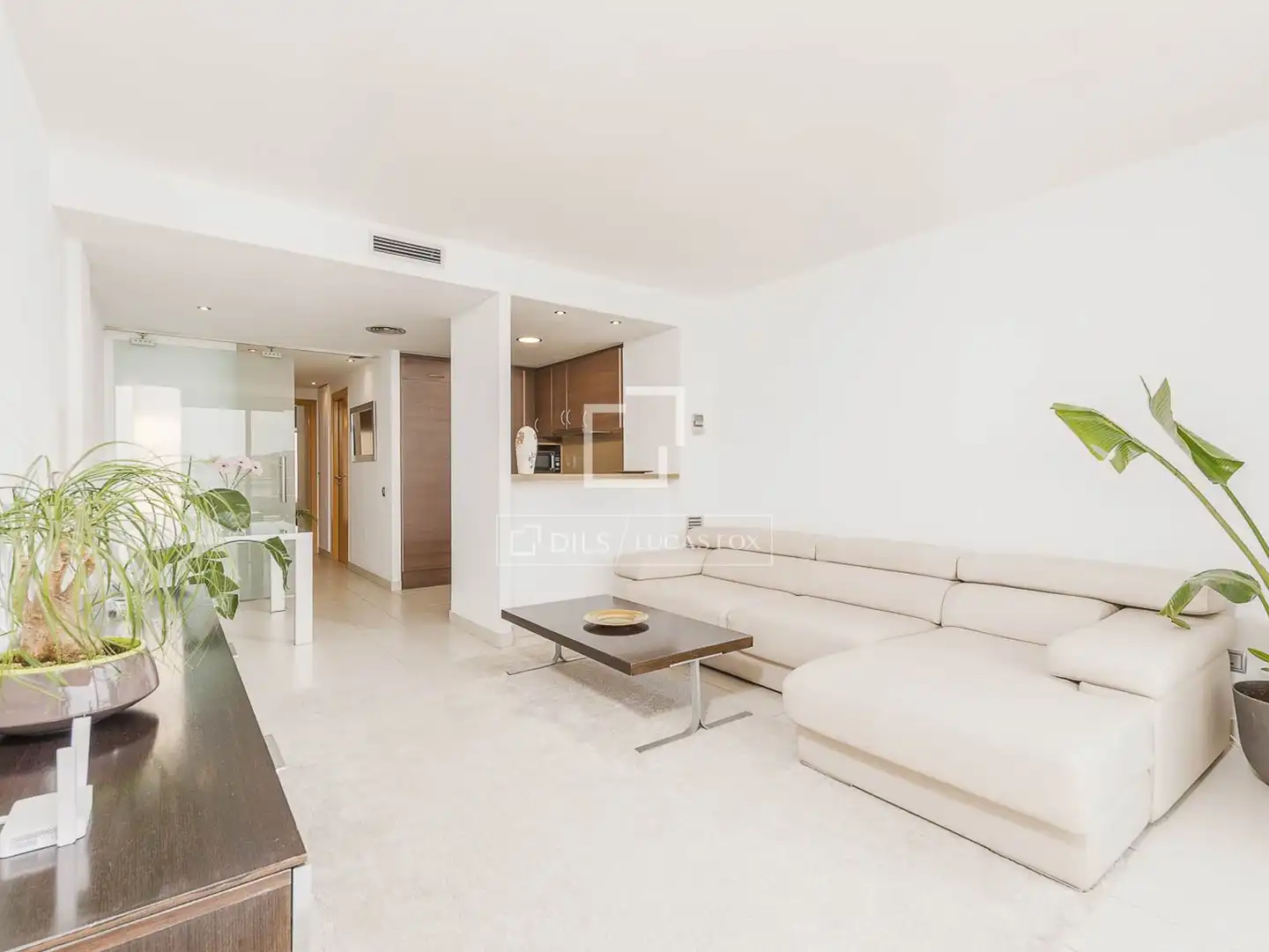 Sala d'estar de Àtic en venda en Barcelona amb Aire condicionat, Calefacció i Parquet