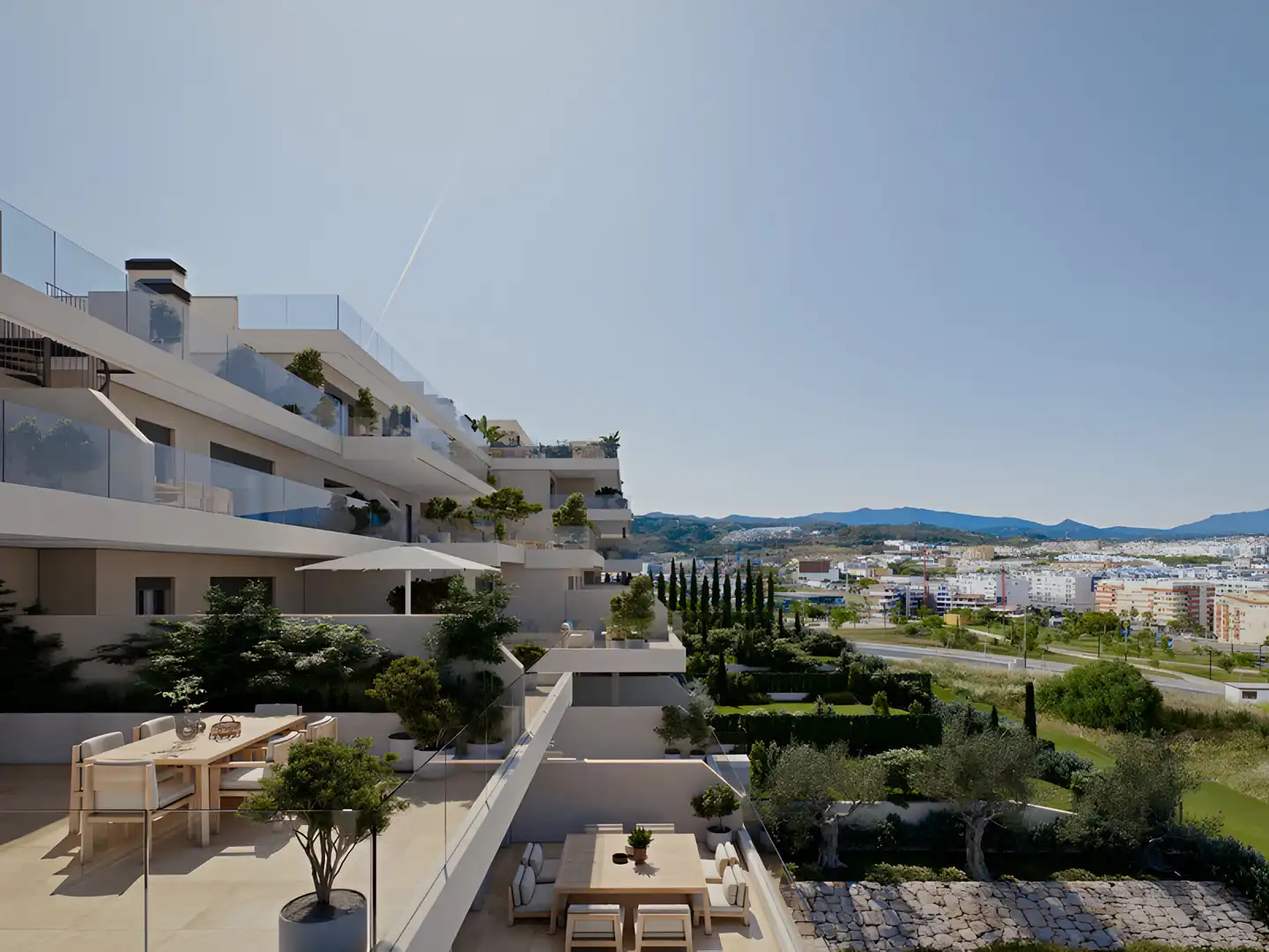 Apartamento con piscina en venta en Estepona Pueblo