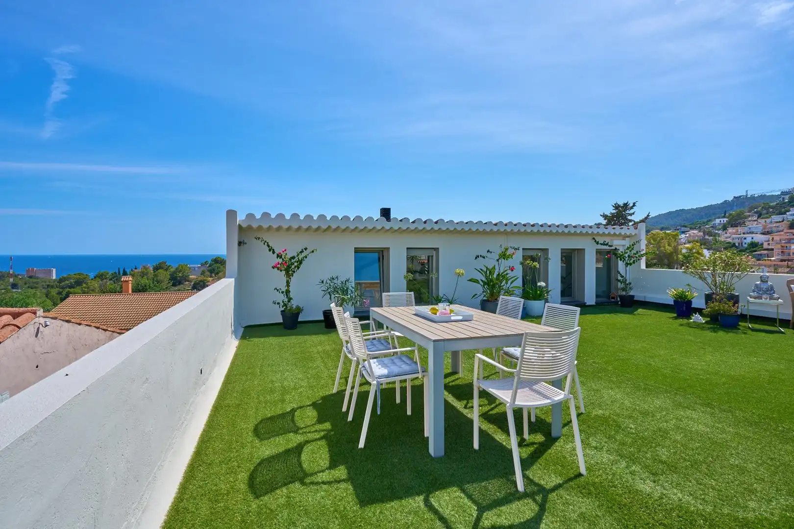 Terrace of Houses for sale in  Palma de Mallorca  with Air Conditioner, Heating and Parquet flooring