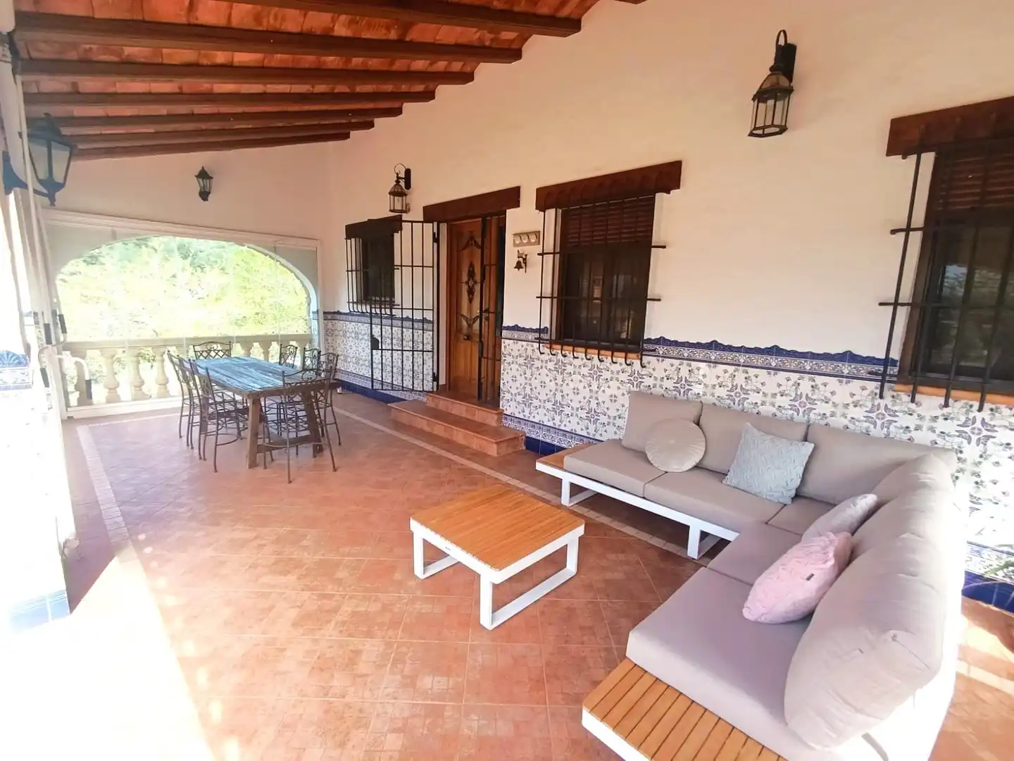 Terraza de Finca rústica de alquiler en Benissa con Calefacción y Amueblado
