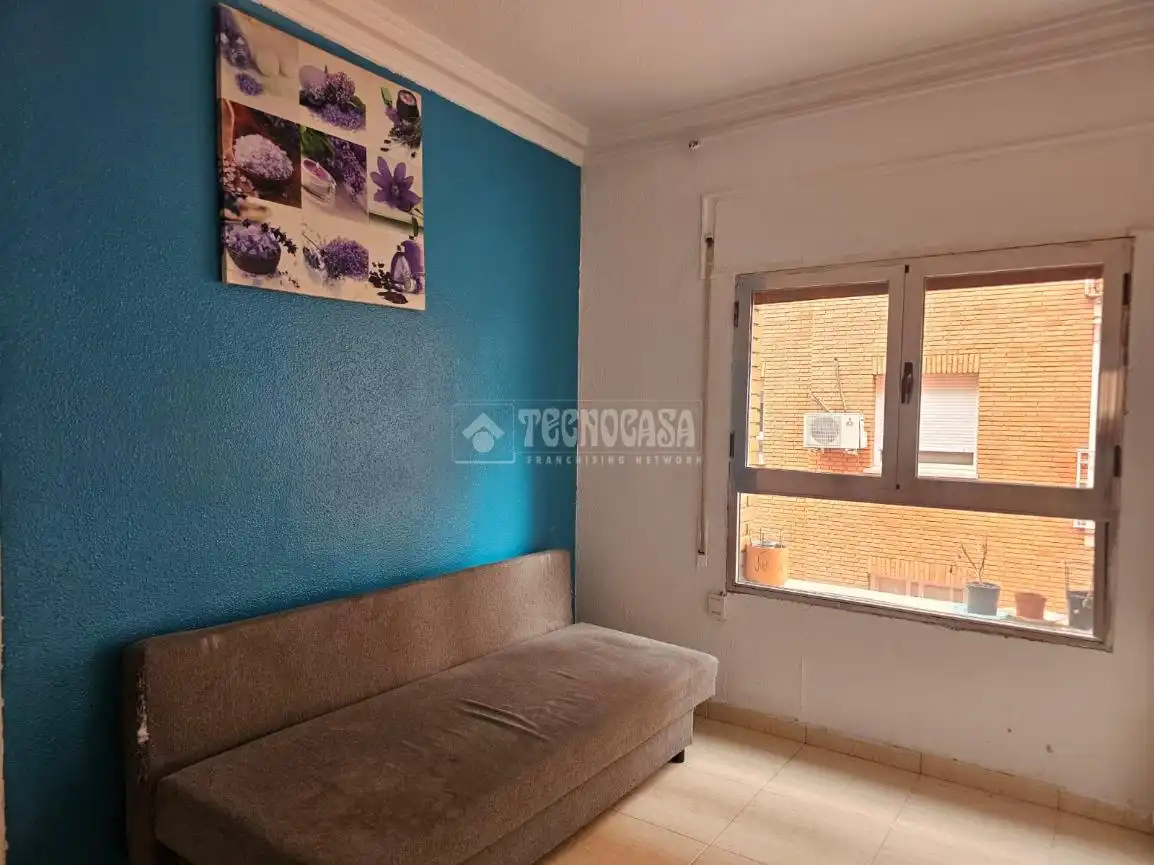Bedroom of Flat for sale in  Madrid Capital  with Heating