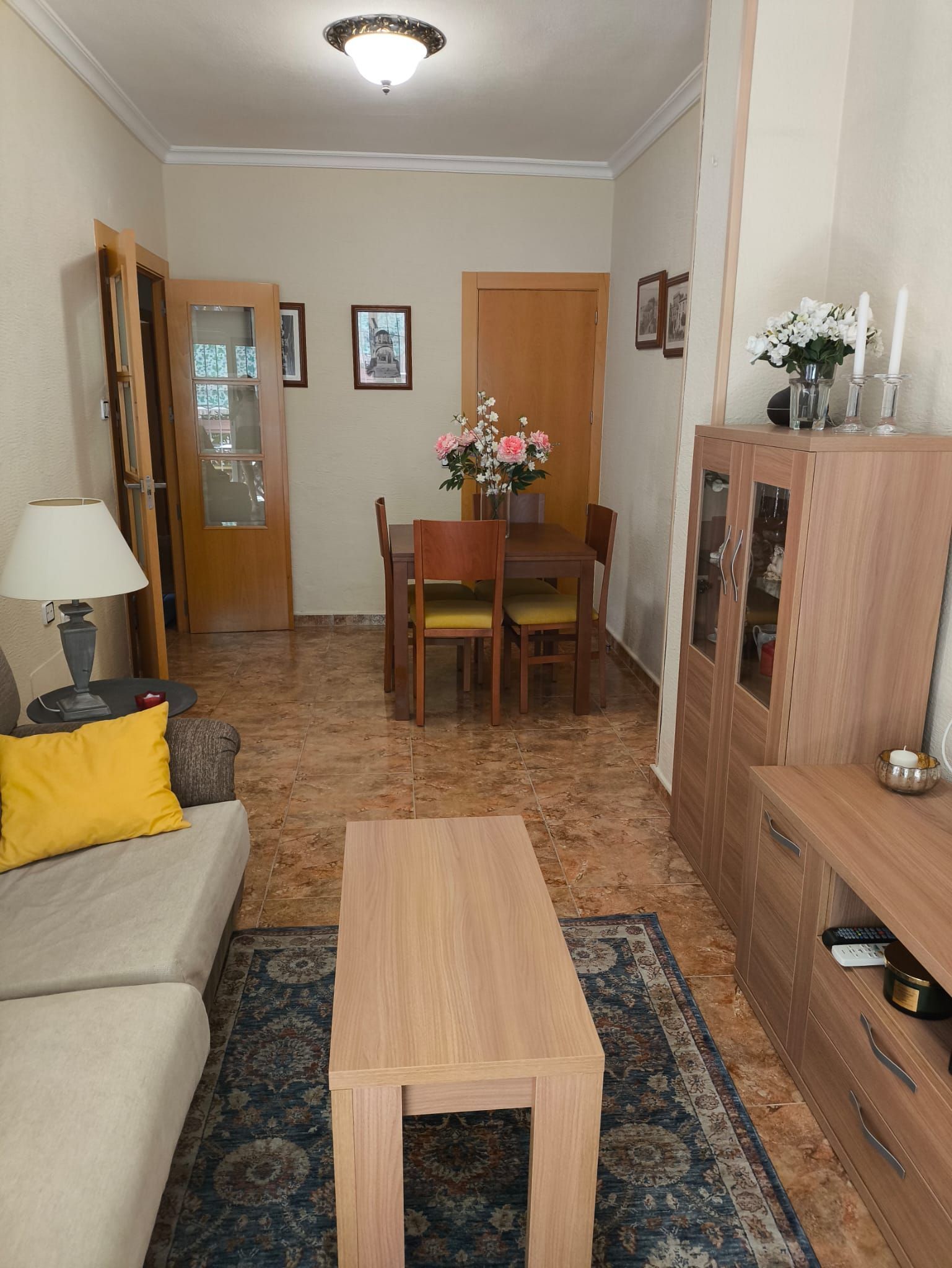 Sala d'estar de Pis en venda en  Murcia Capital amb Aire condicionat i Terrassa