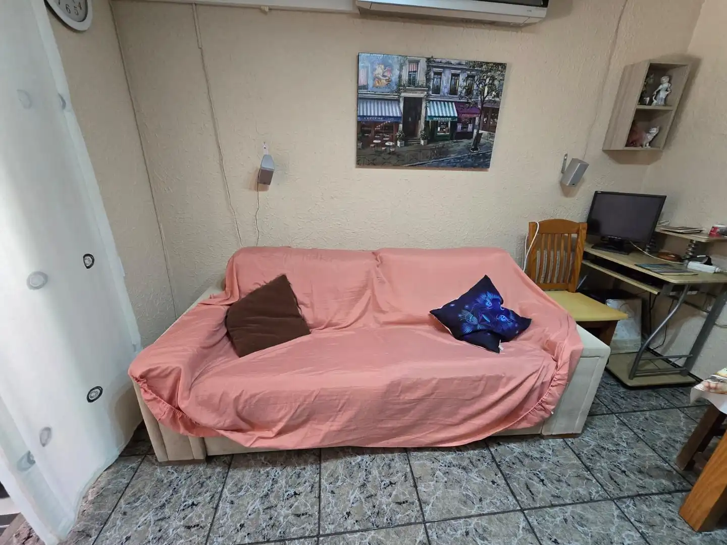 Sala d'estar de Estudi en venda en Benidorm amb Aire condicionat, Moblat i Piscina comunitària