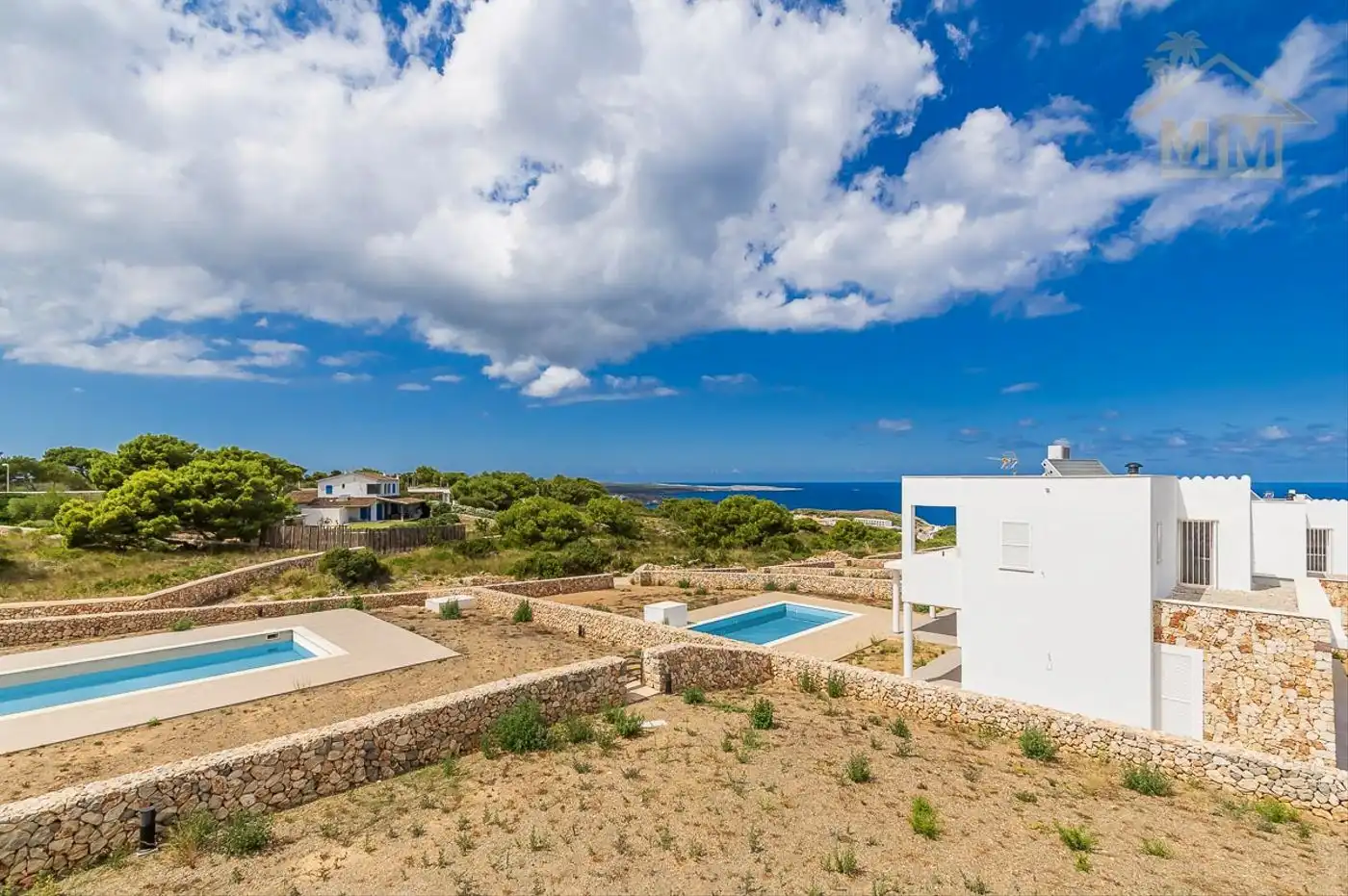 Exterior view of Houses for sale in Es Mercadal  with Air Conditioner, Terrace and Community pool