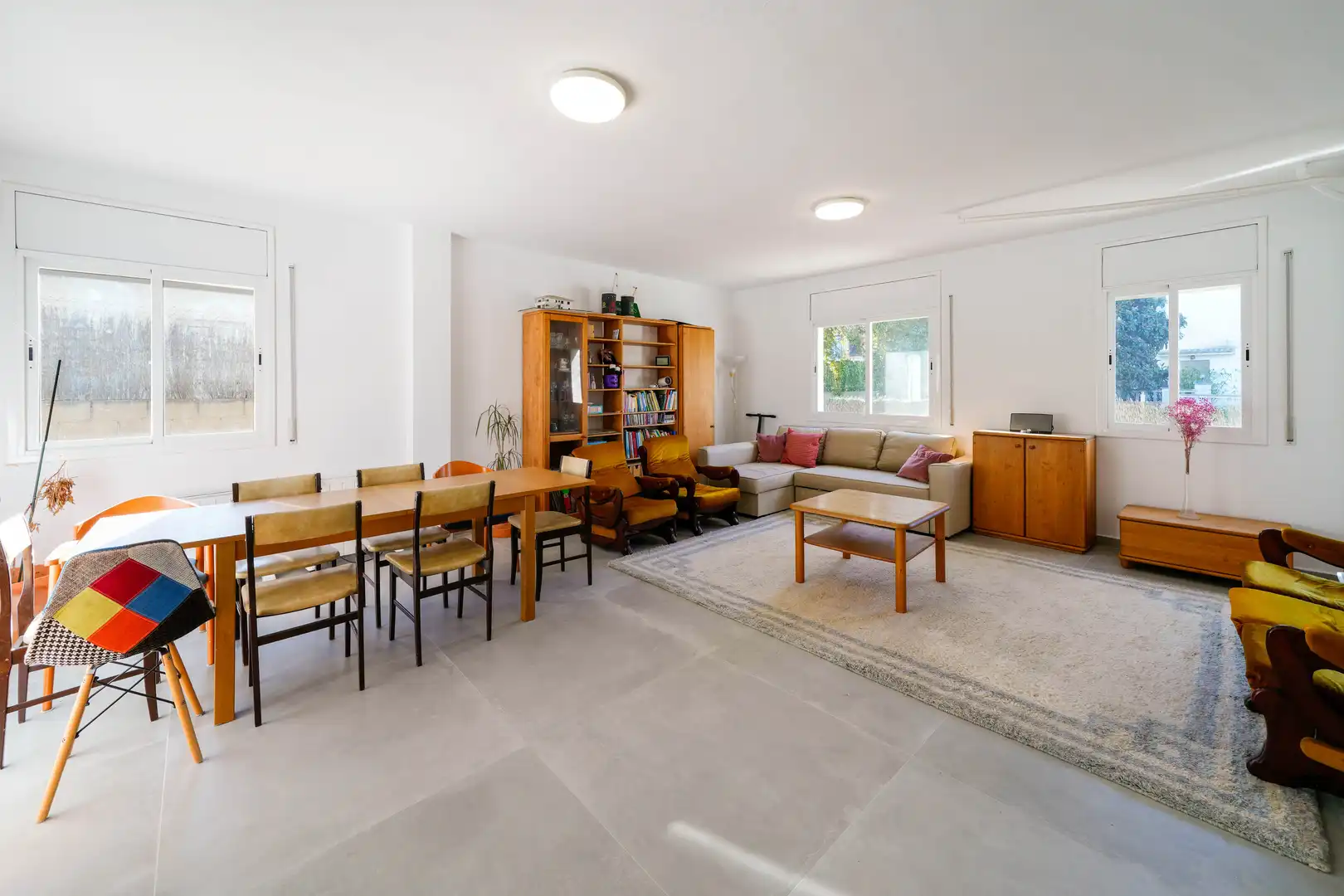 Wohnzimmer von Haus oder Chalet zum Verkauf in Dosrius mit Heizung, Parkett und Terrasse
