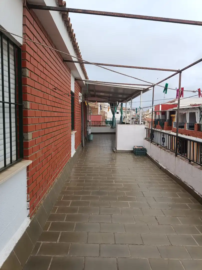 Terrasse von Dachboden zum Verkauf in Punta Umbría mit Terrasse, Möbliert und Ofen