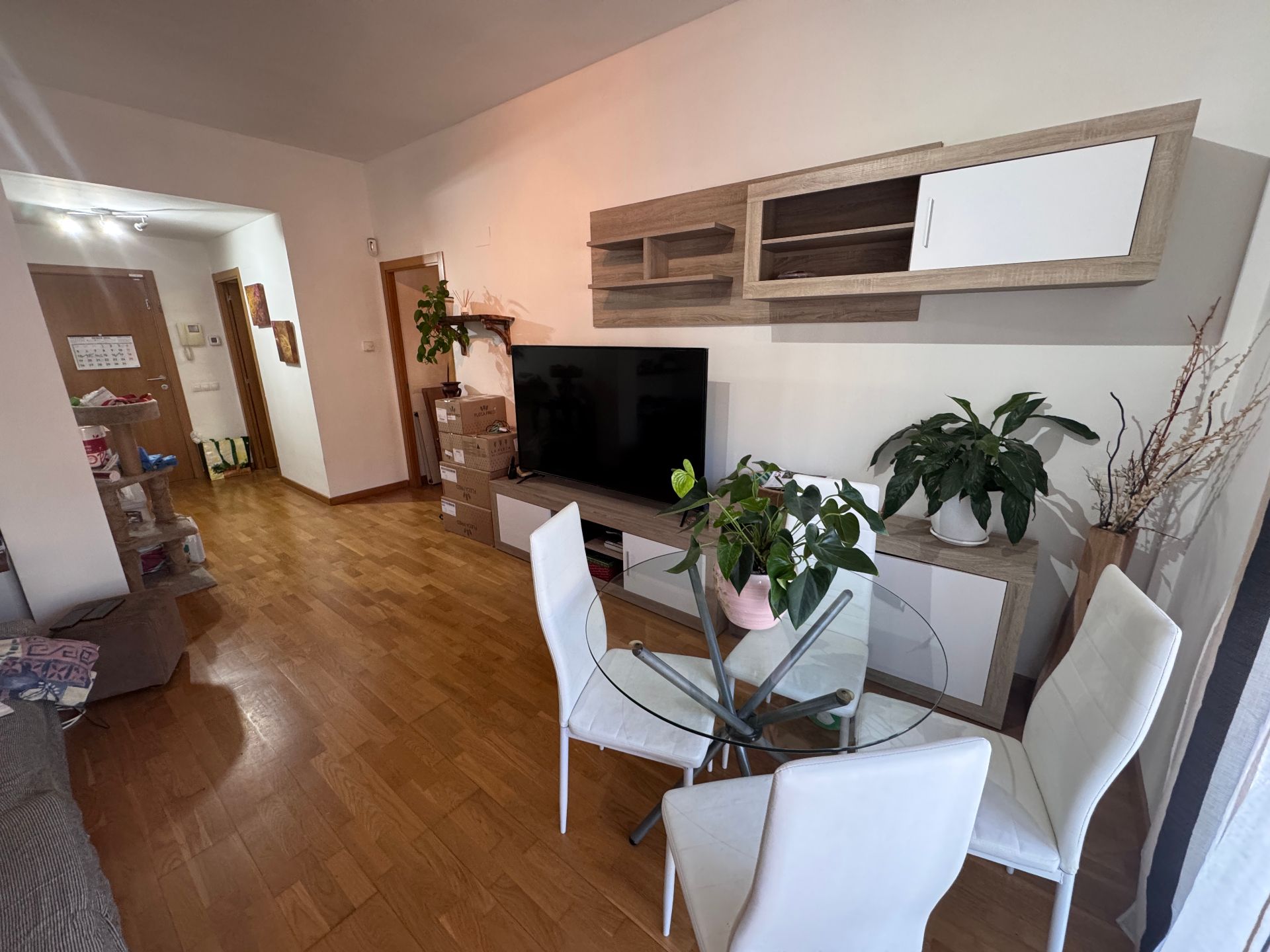 Living room of Planta baja for sale in Sant Antoni de Vilamajor  with Heating, Parquet flooring and Terrace