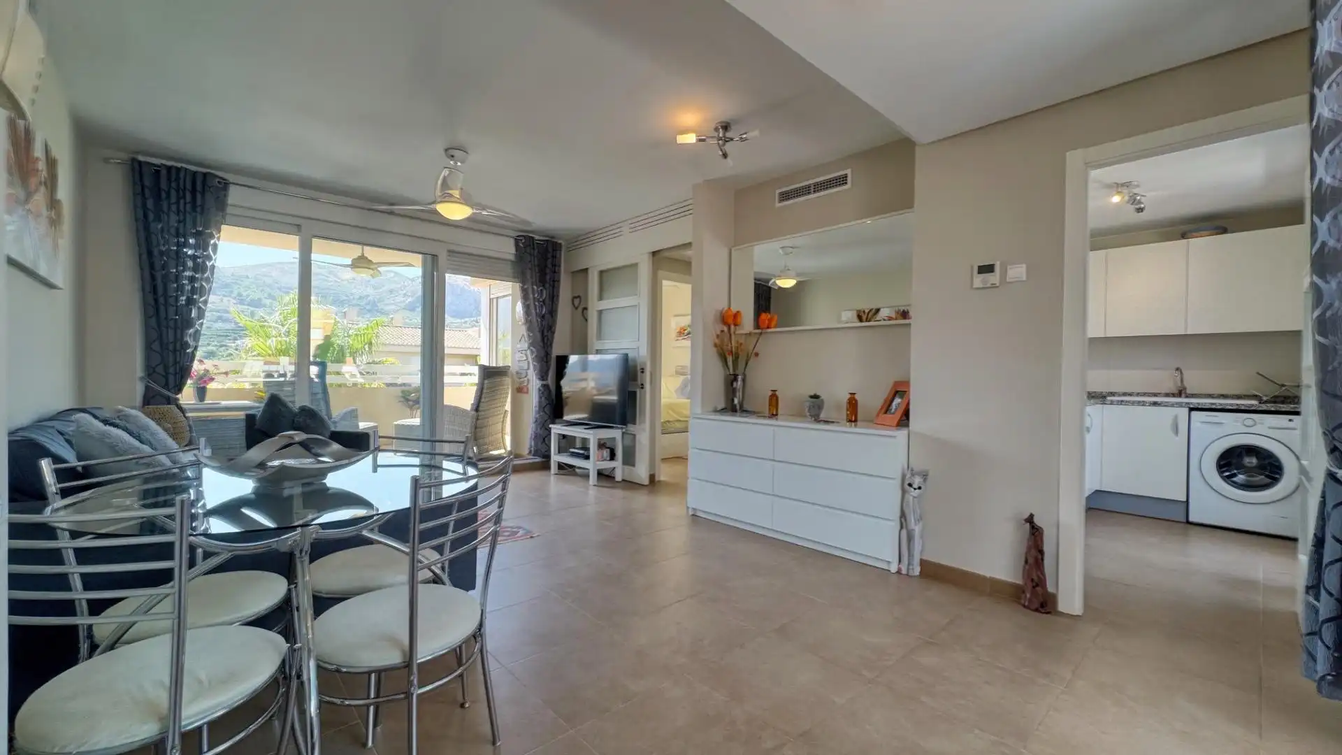 Living room of Attic for sale in Pego  with Air Conditioner, Private garden and Terrace
