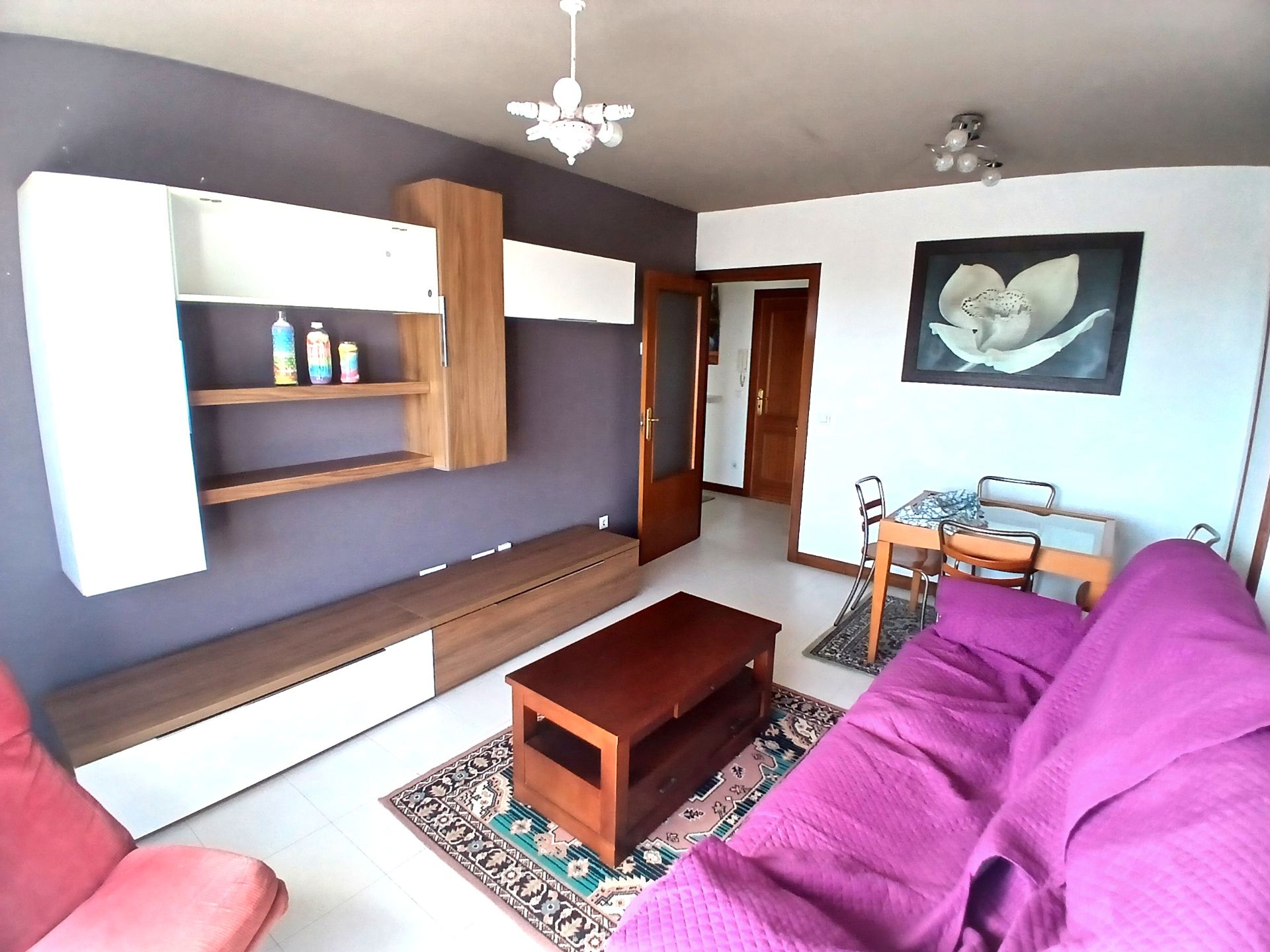 Sala de estar de Ático de alquiler en Castro-Urdiales con Calefacción y Amueblado