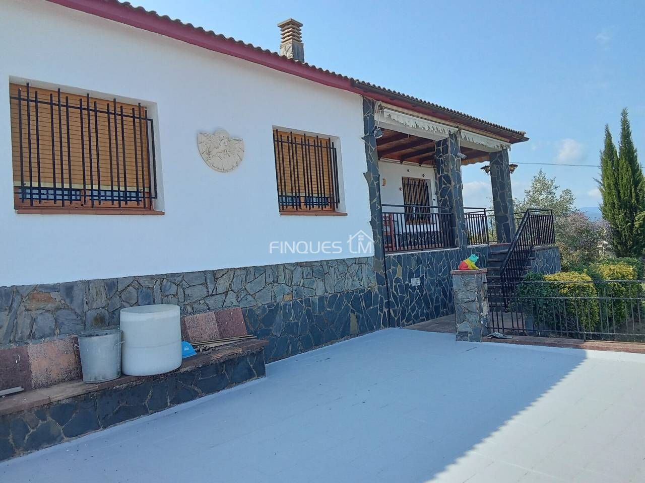 Exterior view of House or chalet for sale in Maçanet de la Selva  with Air Conditioner, Heating and Private garden