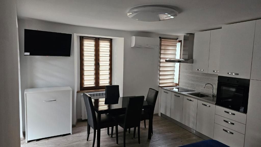 Kitchen of Flat to rent in Lugo Capital  with Furnished and Pets allowed