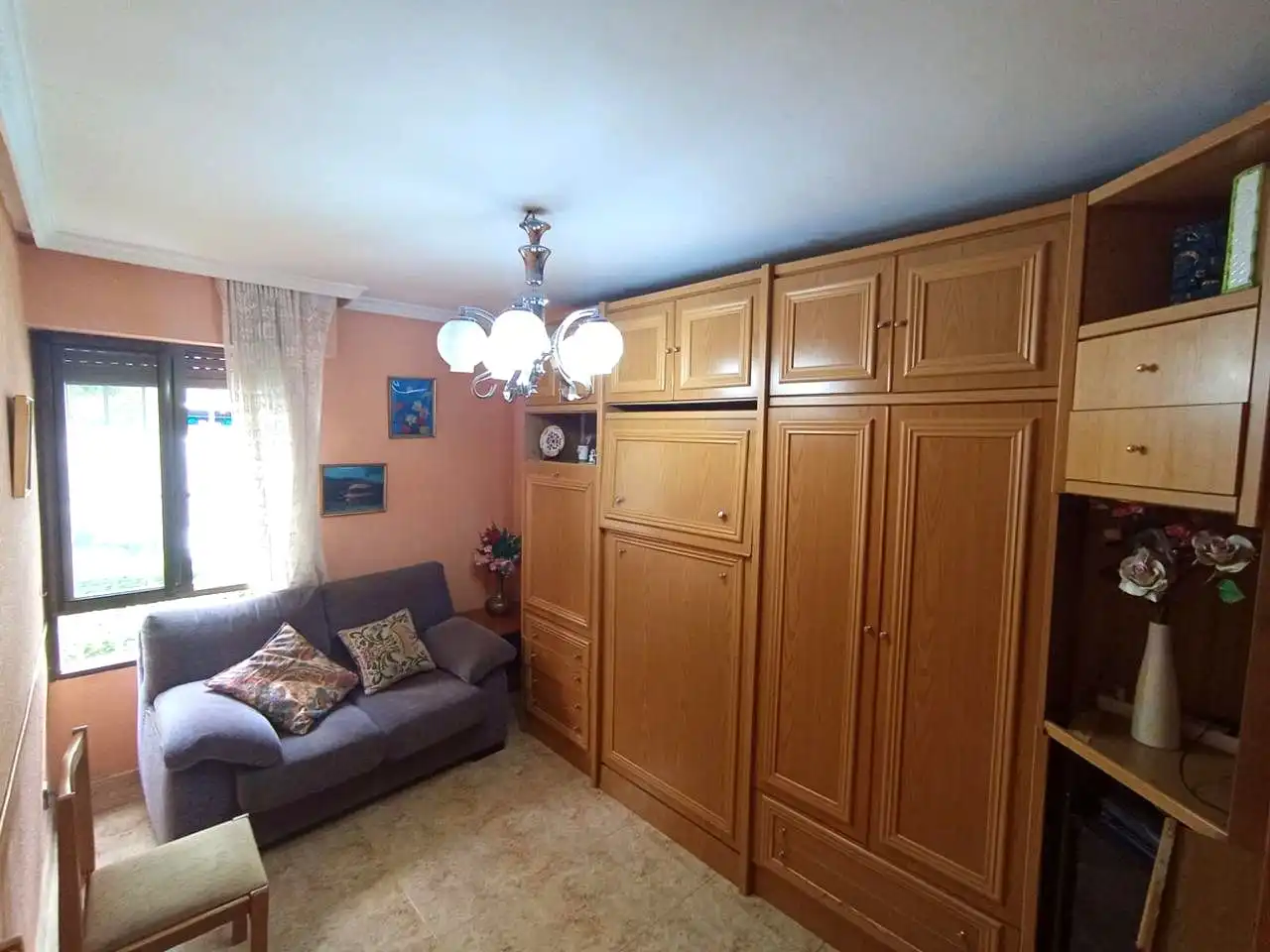 Wohnzimmer von Wohnung zur Miete in Madrid mit Möbliert