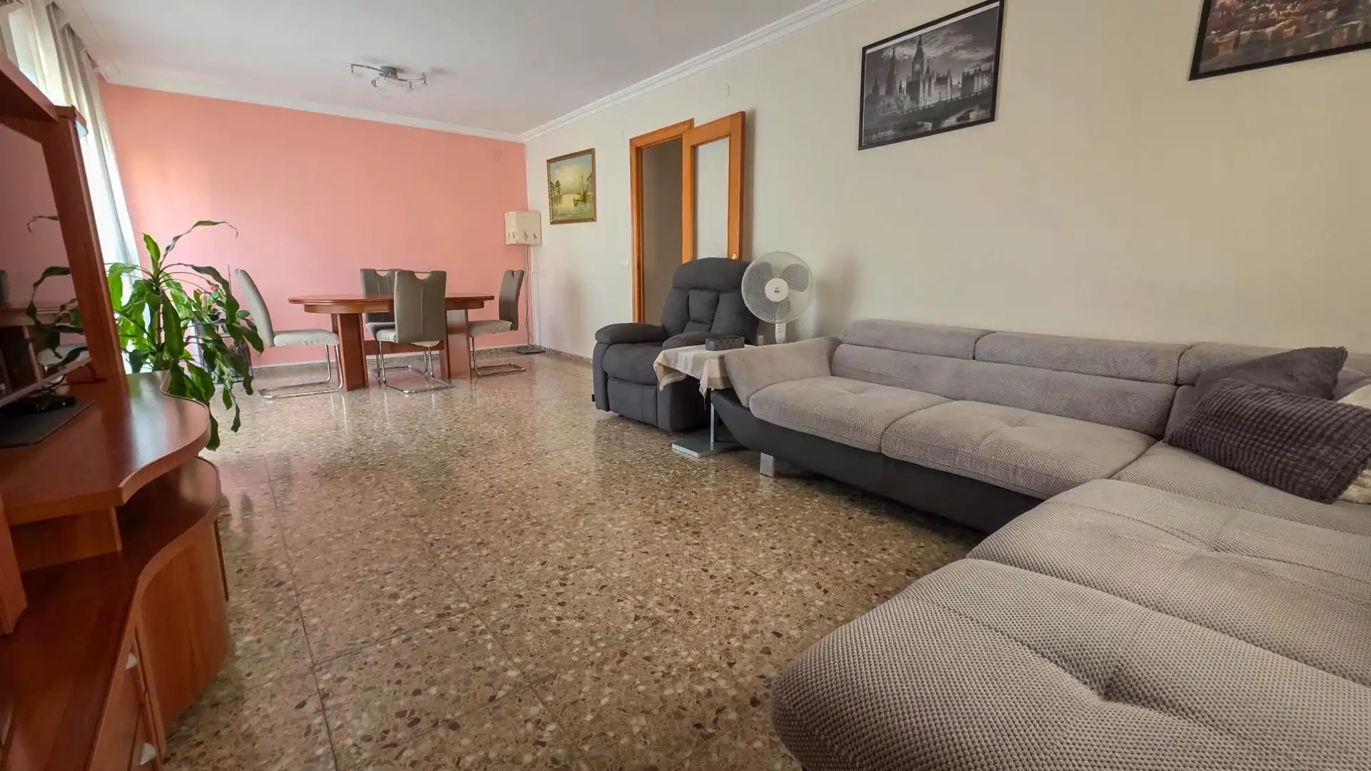 Sala d'estar de Pis en venda en Sagunto / Sagunt amb Aire condicionat, Traster i Balcó