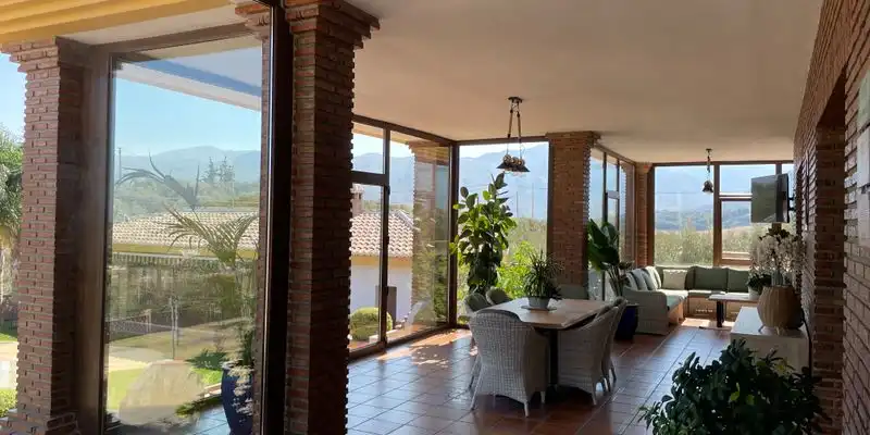 Terrassa de Casa o xalet en venda en Loja amb Aire condicionat, Jardí privat i Terrassa