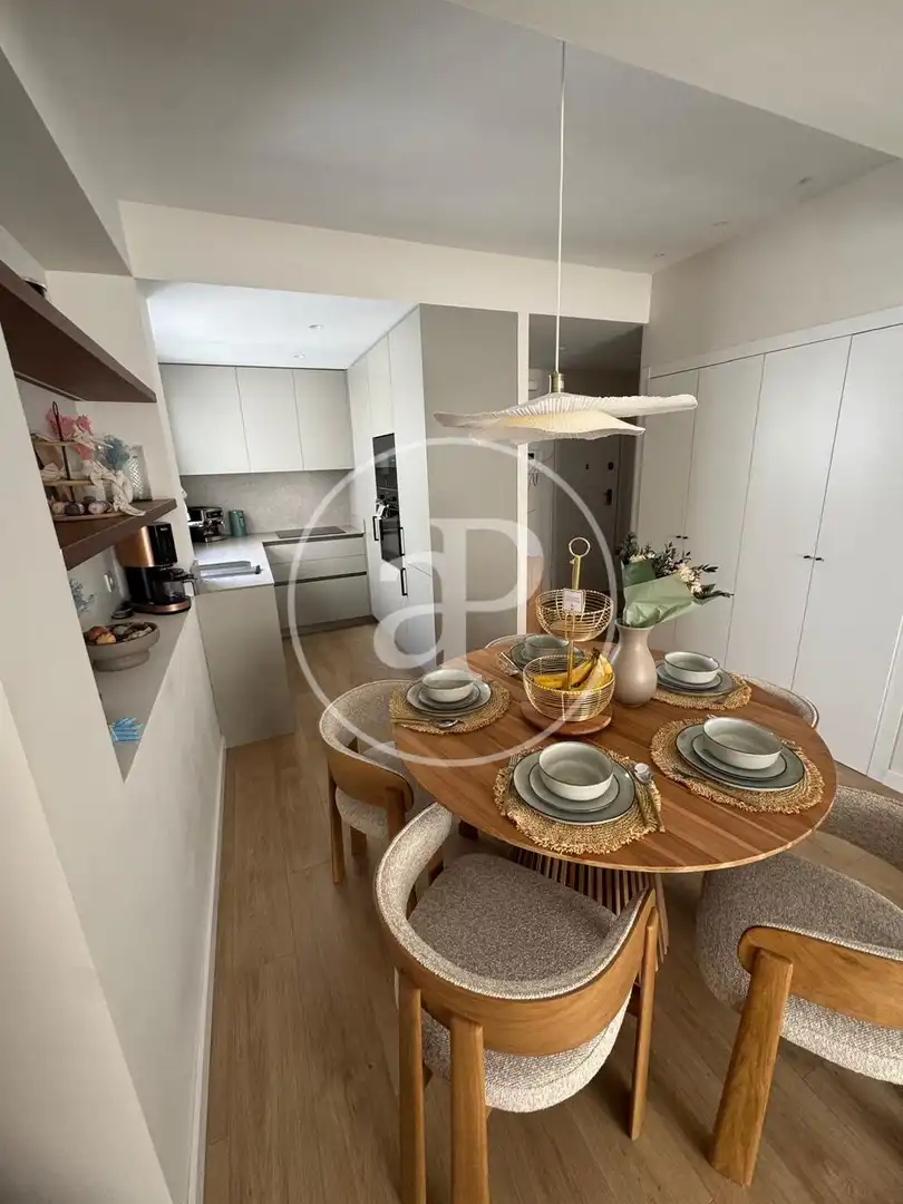 Kitchen of Flat for rent in Valencia  with Air Conditioner, Heating and Furnished