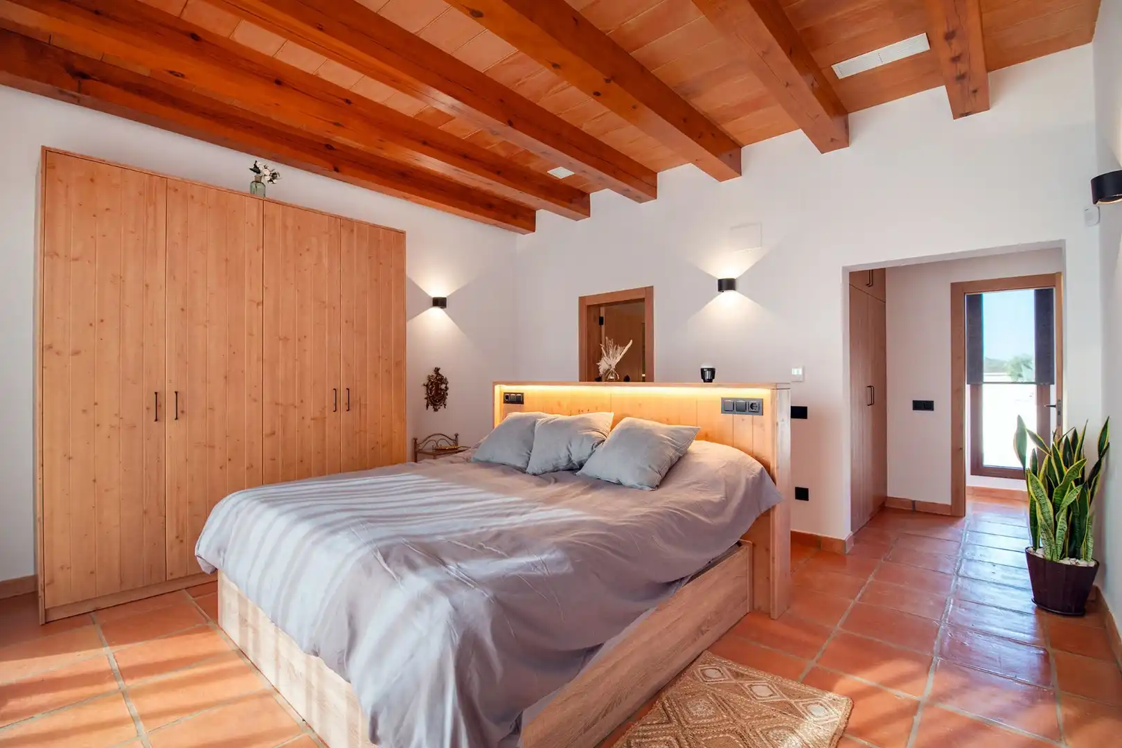 Dormitori de Casa o xalet de lloguer en Llíber amb Aire condicionat, Calefacció i Jardí privat