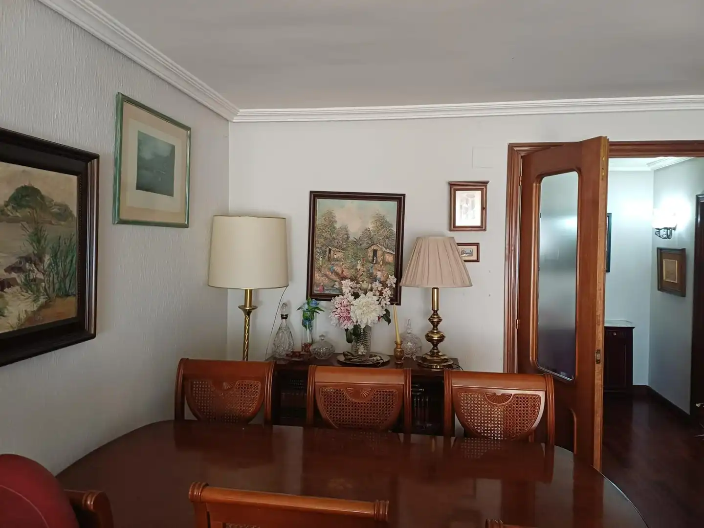Dining room of Flat for sale in  Madrid Capital  with Heating