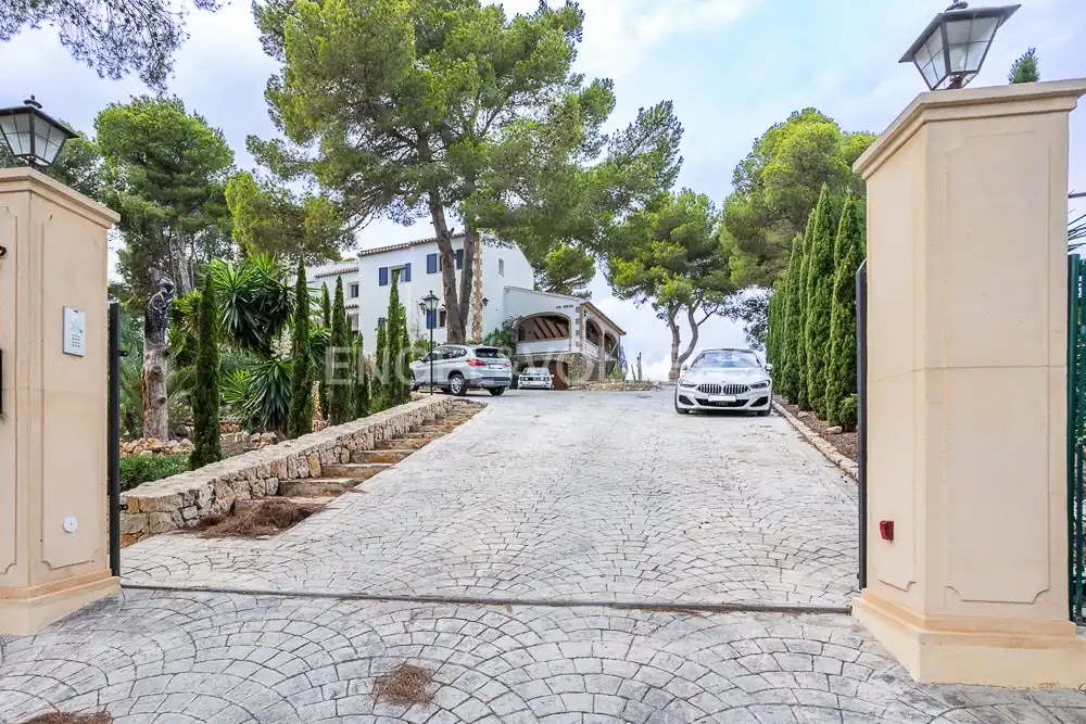 Vista exterior de Finca rústica en venda en Jávea / Xàbia amb Calefacció, Jardí privat i Piscina