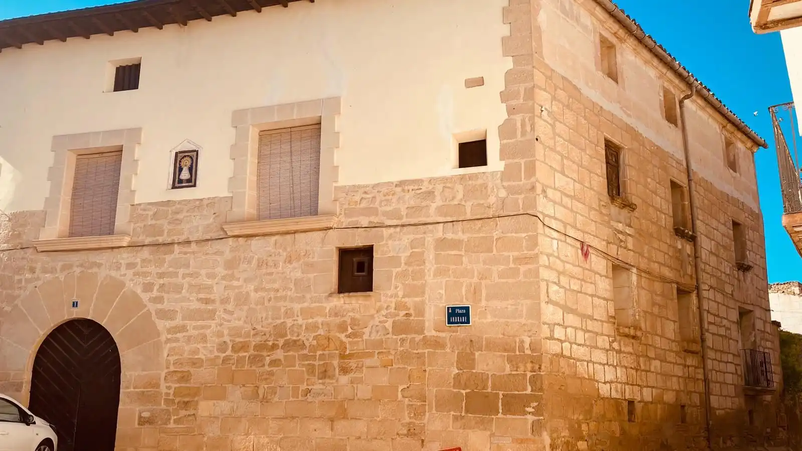 Exterior view of Houses for sale in Torrecilla de Alcañiz  with Private garden, Terrace and Storage room