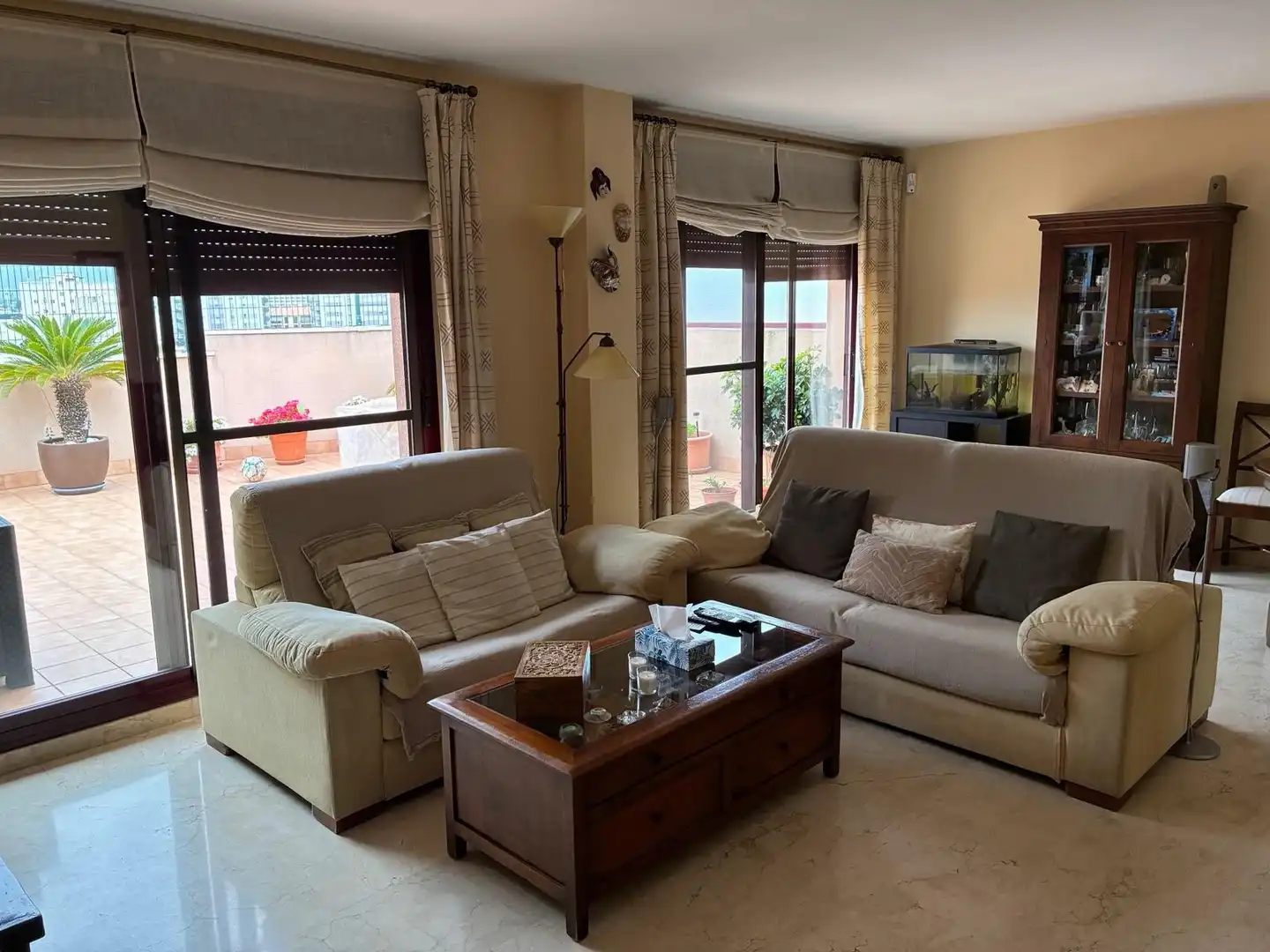 Sala de estar de Ático en venta en  Palma de Mallorca con Aire acondicionado y Terraza