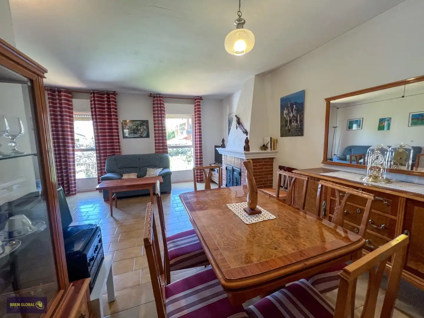 Dining room of Detached homes for sale in La Cabrera  with Private garden and Community pool