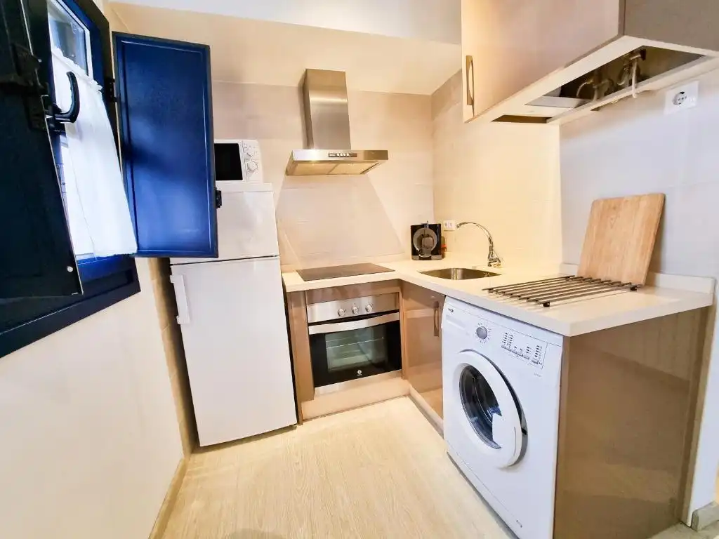 Cocina de Piso en venta en Cudillero con Calefacción, Parquet y Amueblado