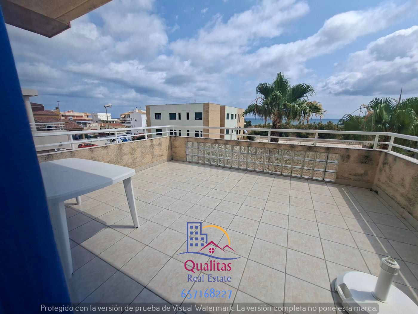 Terraza de Apartamento de alquiler en Oliva con Aire acondicionado, Calefacción y Terraza