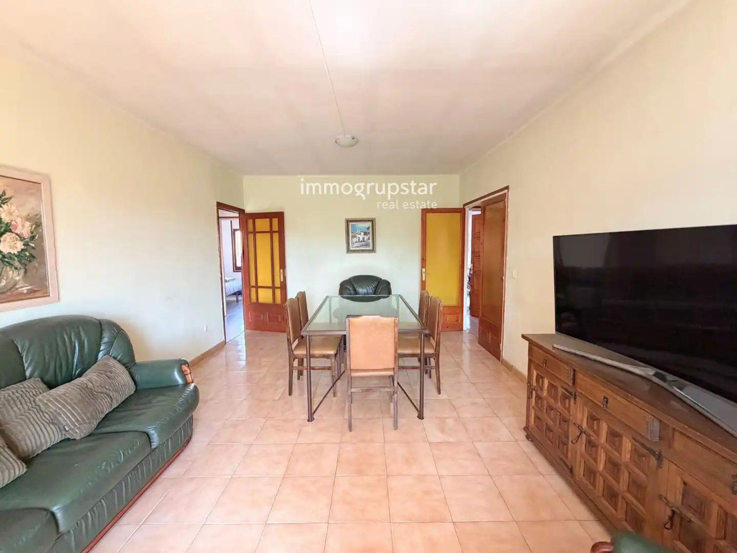 Sala d'estar de Pis en venda en Calonge i Sant Antoni amb Calefacció, Moblat i Rentadora