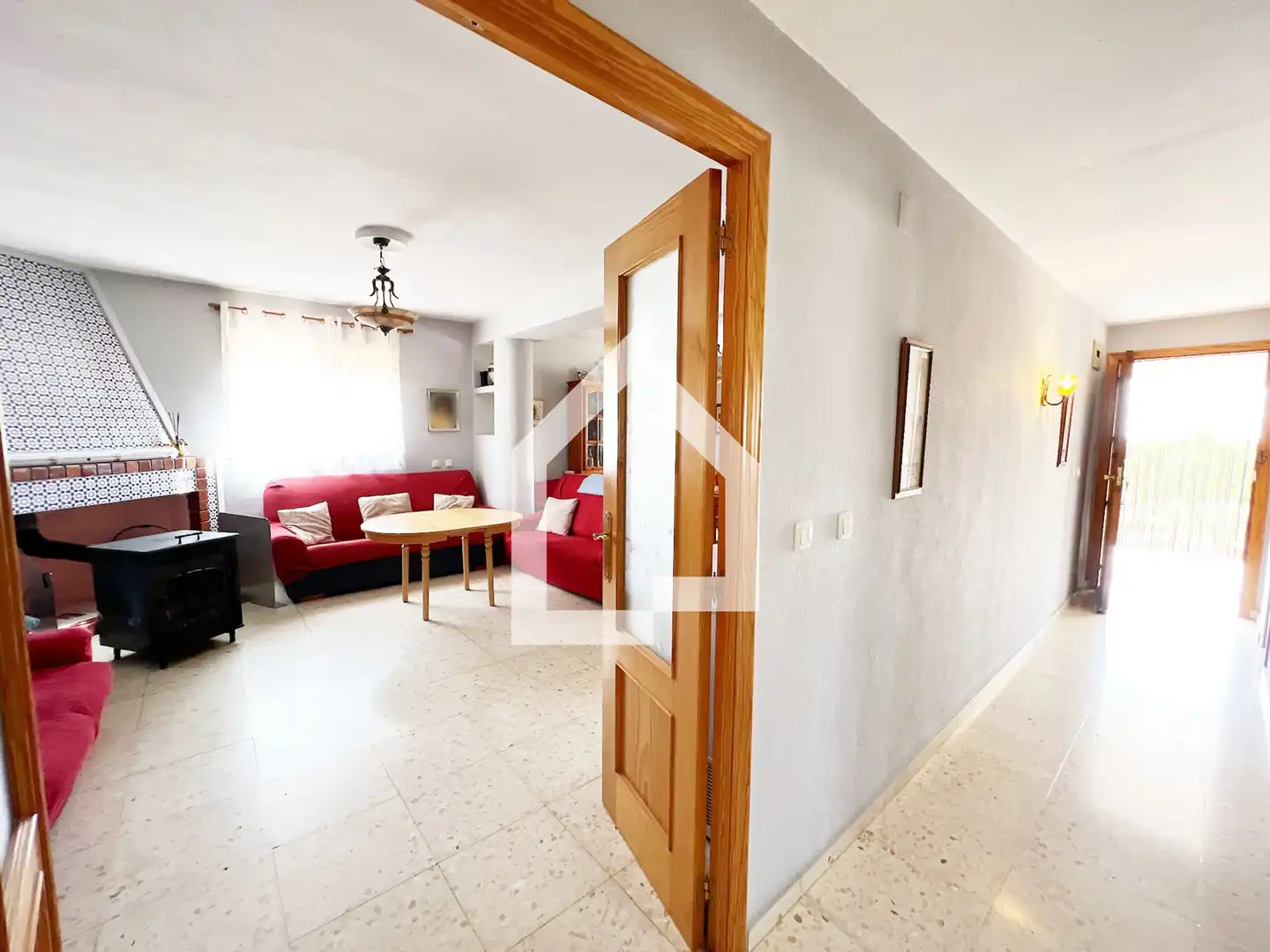 Sala de estar de Casa o chalet en venta en Tibi con Jardín privado, Terraza y Trastero