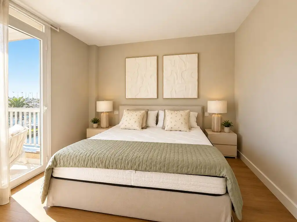 Schlafzimmer von Wohnungen zur Miete in Alcúdia mit Terrasse und Möbliert