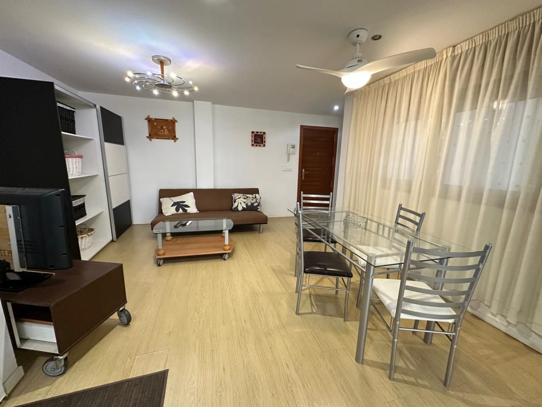 Sala d'estar de Loft en venda en Alicante / Alacant amb Calefacció, Piscina i Moblat