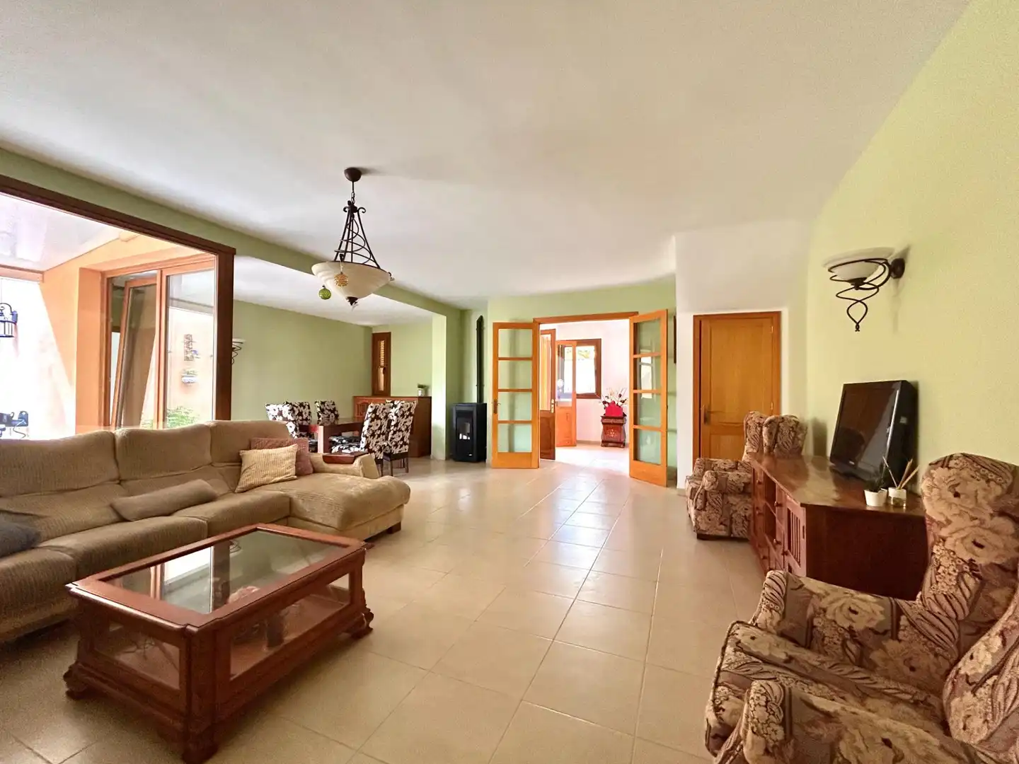 Sala de estar de Casa adosada de alquiler en Sencelles con Terraza