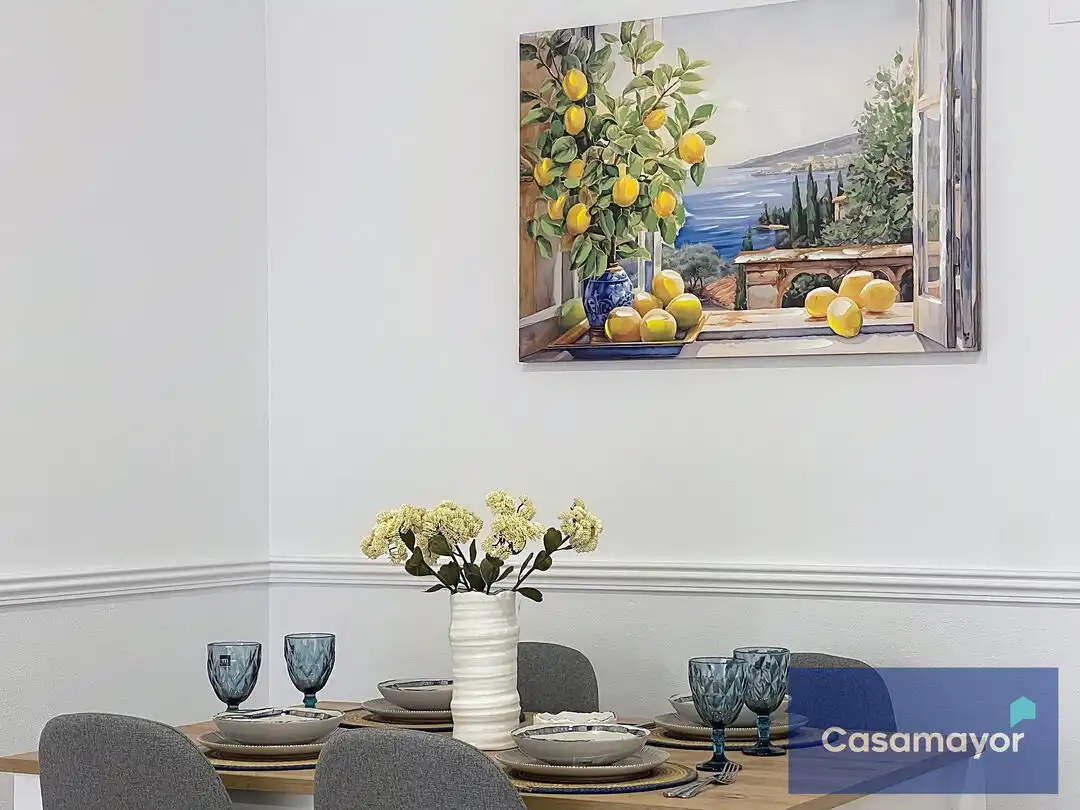 Comedor de Piso en venta en Alicante / Alacant con Aire acondicionado, Calefacción y Jardín privado
