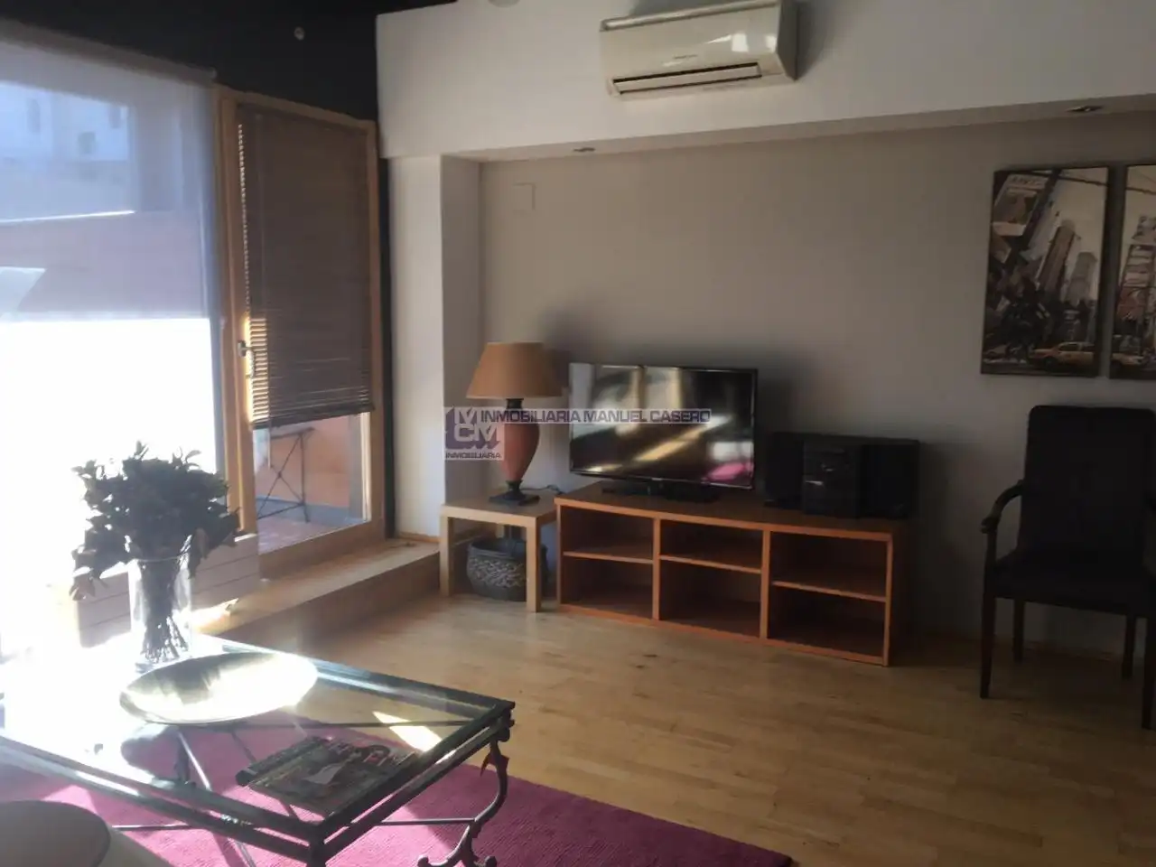 Wohnzimmer von Maisonette zur Miete in Cáceres mit Klimaanlage, Heizung und Terrasse