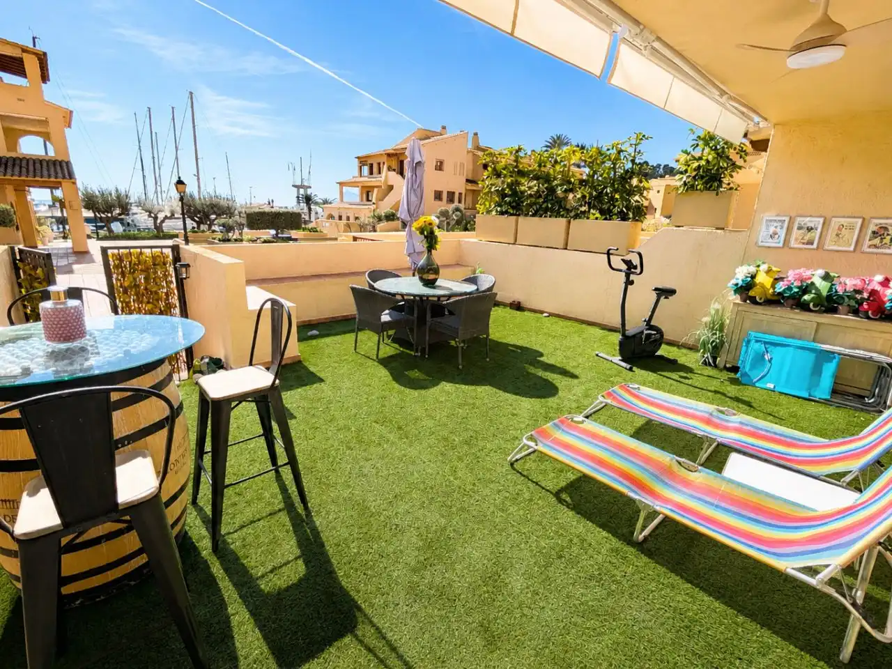 Terrace of Flat for rent in Mascarat
