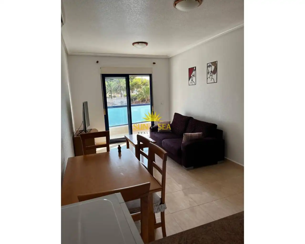 Living room of Apartments for rent in Orihuela  with Air Conditioner, Heating and Private garden