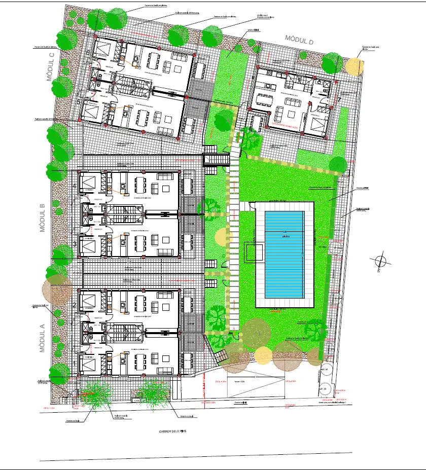 Einfamilien-Reihenhaus zum Verkauf in Torredembarra mit Heizung, Privatgarten und Terrasse
