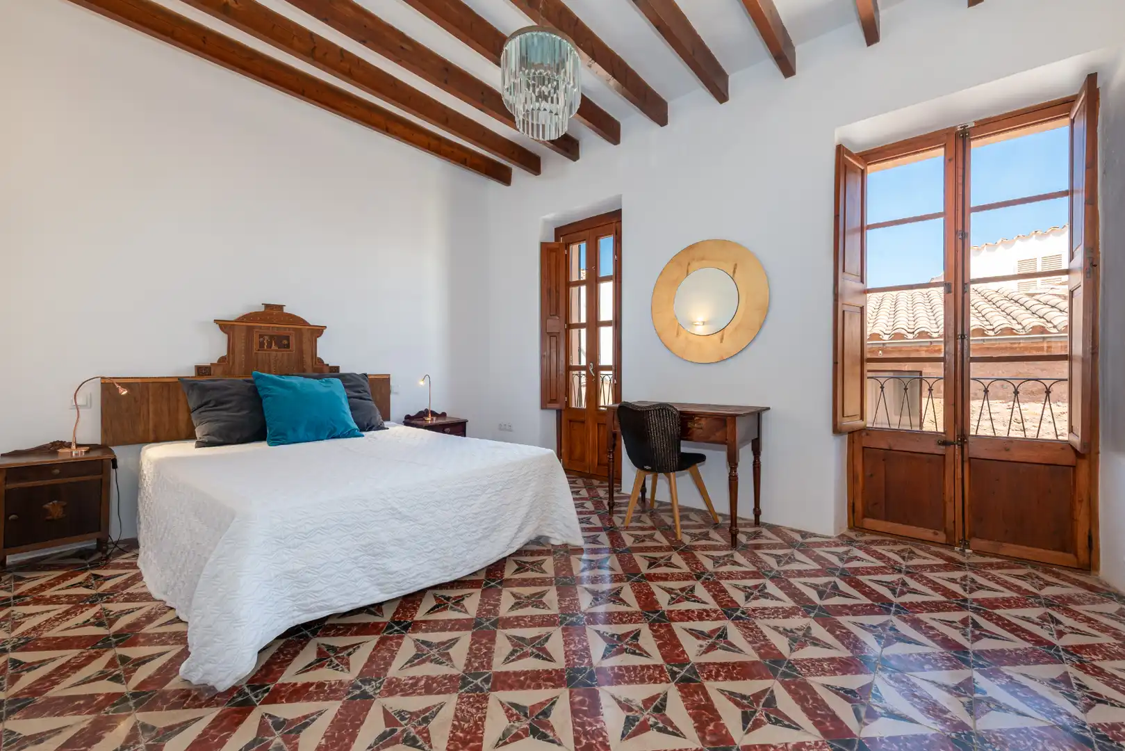 Dormitori de Casa adosada en venda en Alcúdia amb Aire condicionat i Moblat