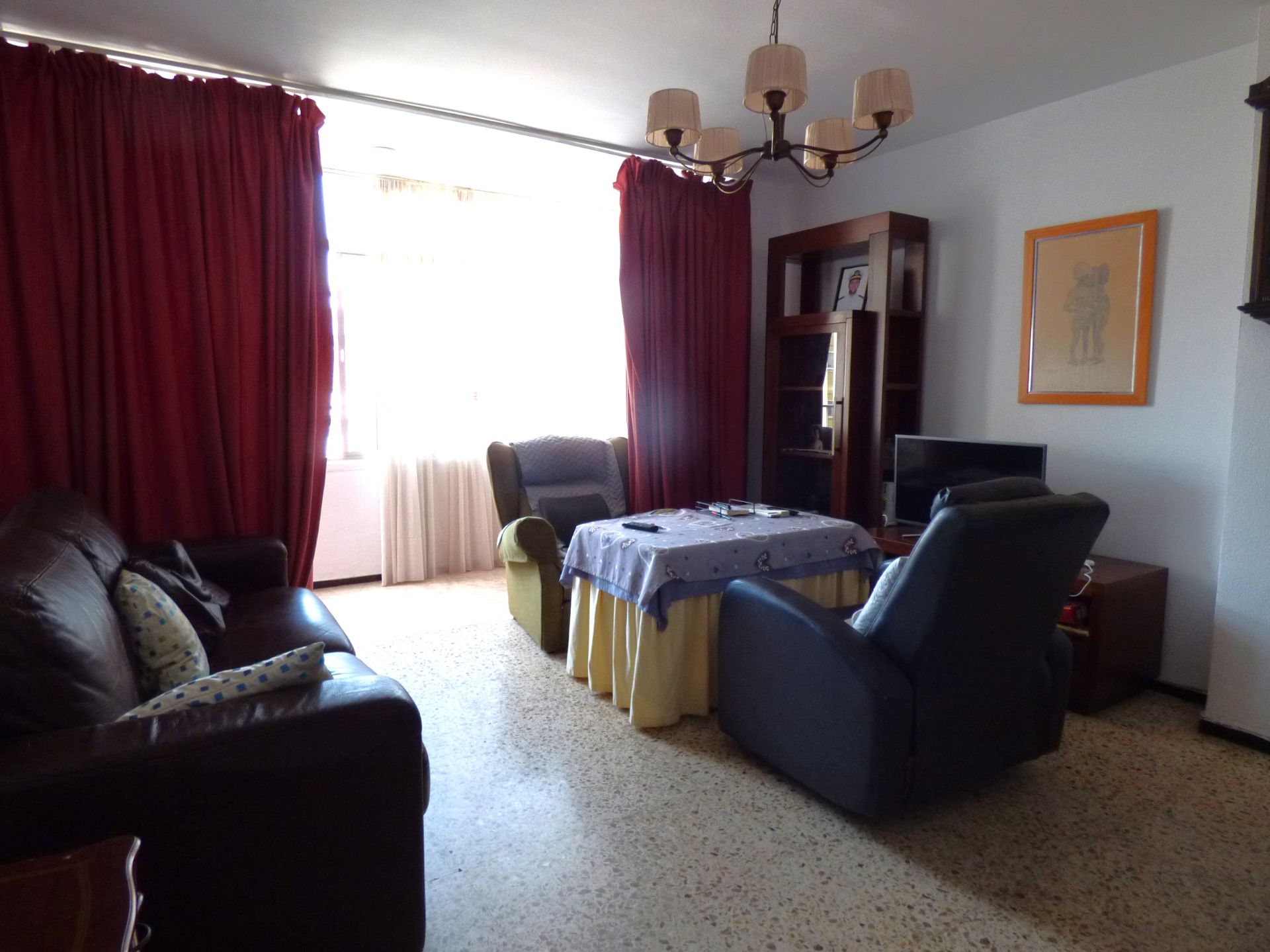 Sala de estar de Piso en venta en  Cádiz Capital con Terraza