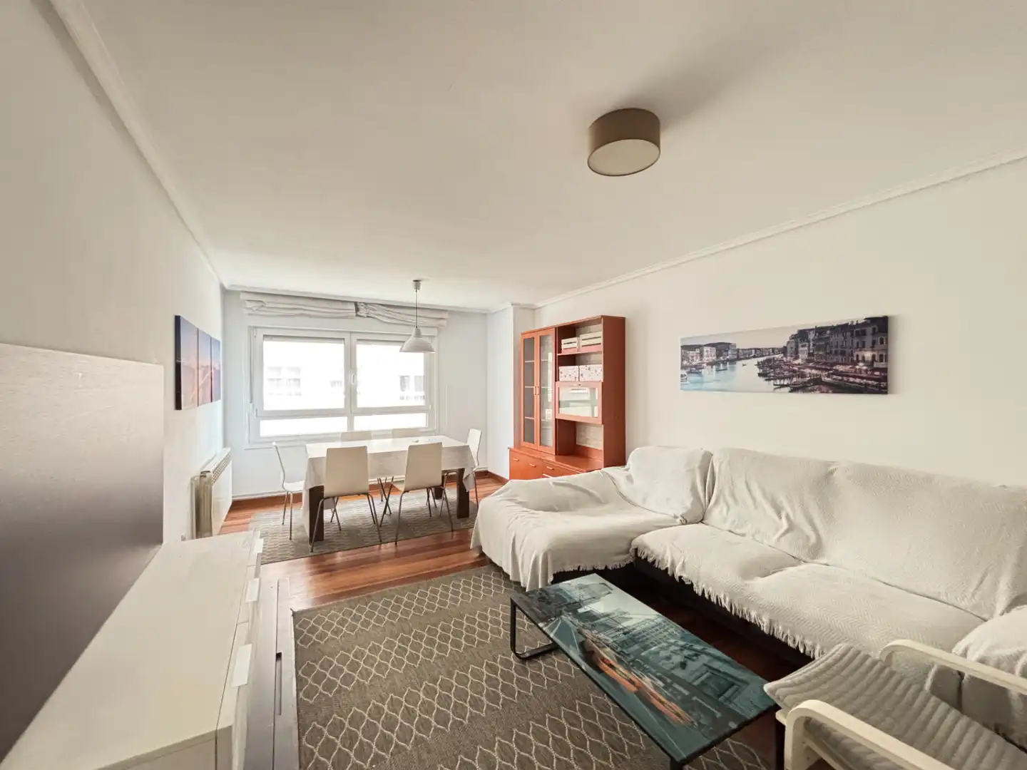 Wohnzimmer von Wohnung zur Miete in Santiago de Compostela  mit Heizung und Möbliert