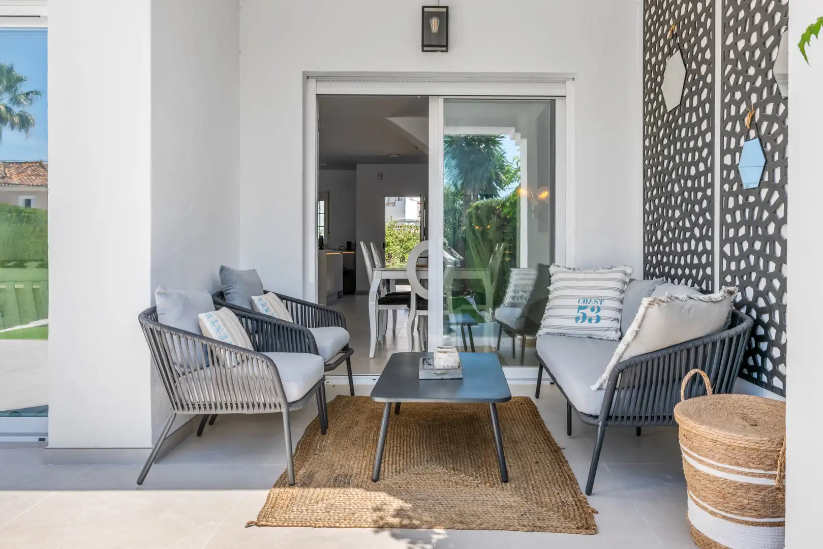 Terraza de Casa o chalet en venta en Estepona con Aire acondicionado, Jardín privado y Terraza