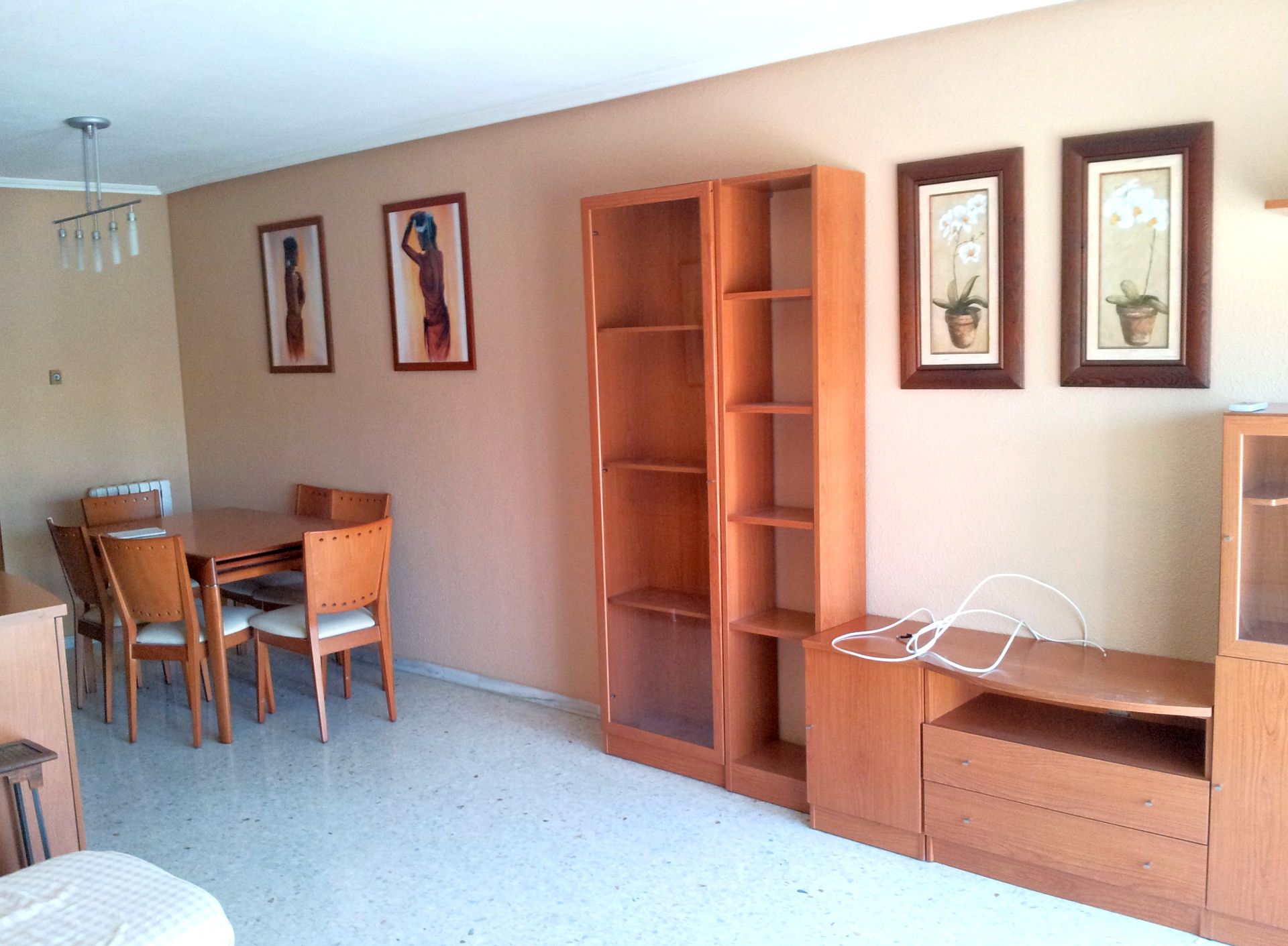 Bedroom of Flat to rent in  Zaragoza Capital  with Heating, Parquet flooring and Furnished