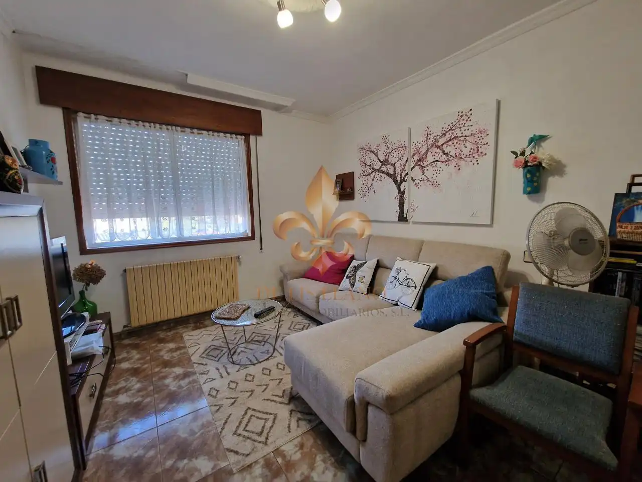 Sala d'estar de Casa o xalet en venda en O Rosal   amb Calefacció, Jardí privat i Terrassa