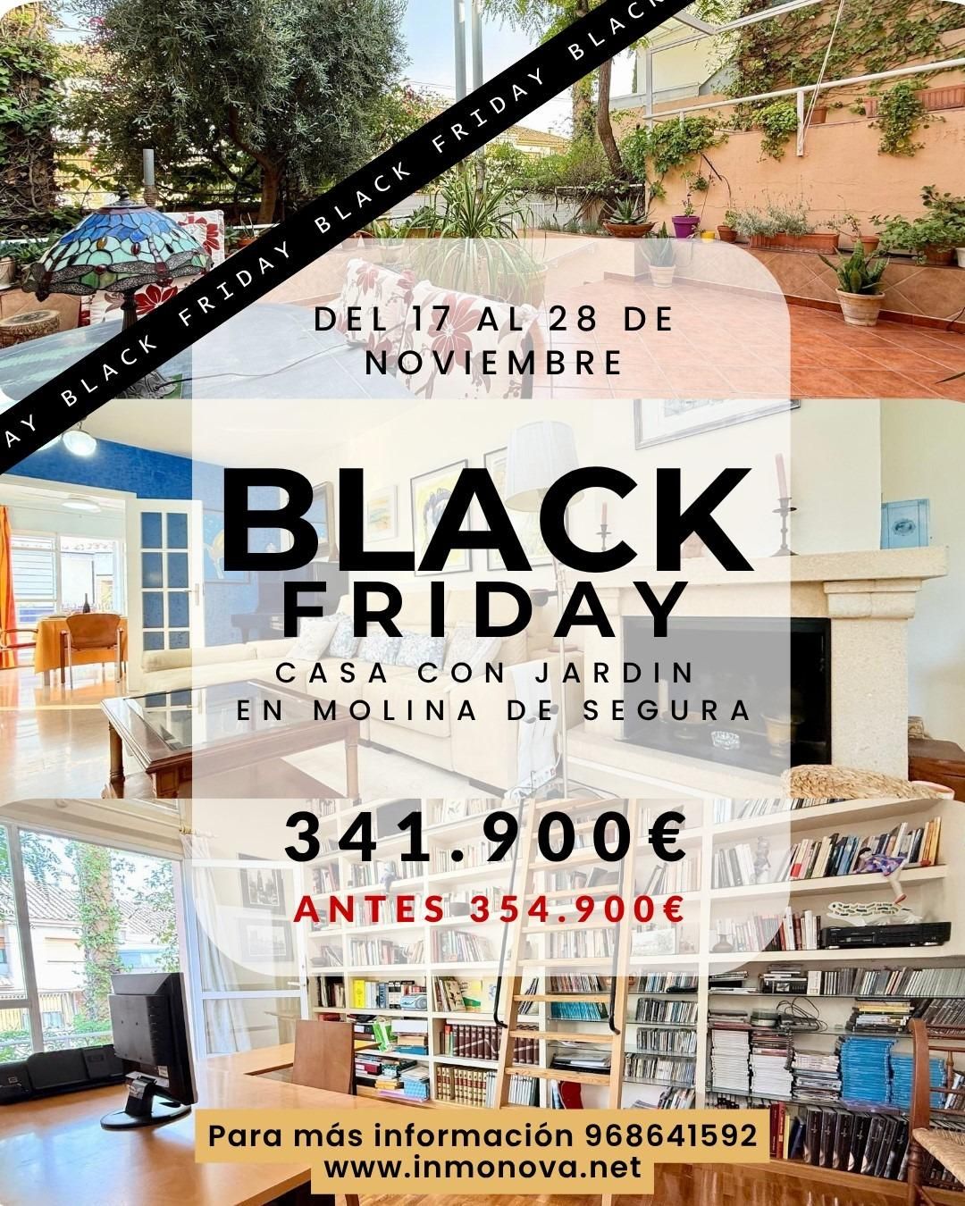 Jardí de Casa o xalet en venda en Molina de Segura amb Aire condicionat, Calefacció i Jardí privat